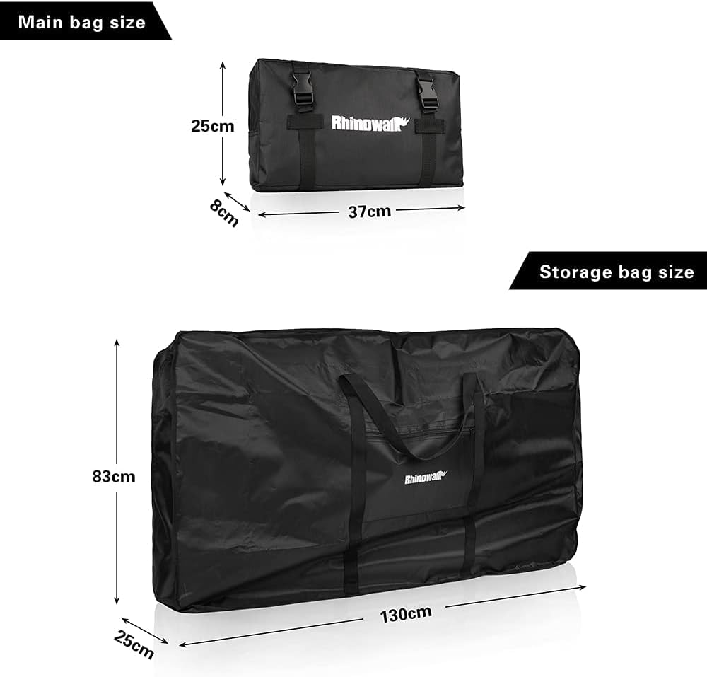 Rhinowalk Bike Travel Bag Case Box Thick Bicycle Folding Carry Bag Pouch,Bike Transport Case for Air Travel image number 3