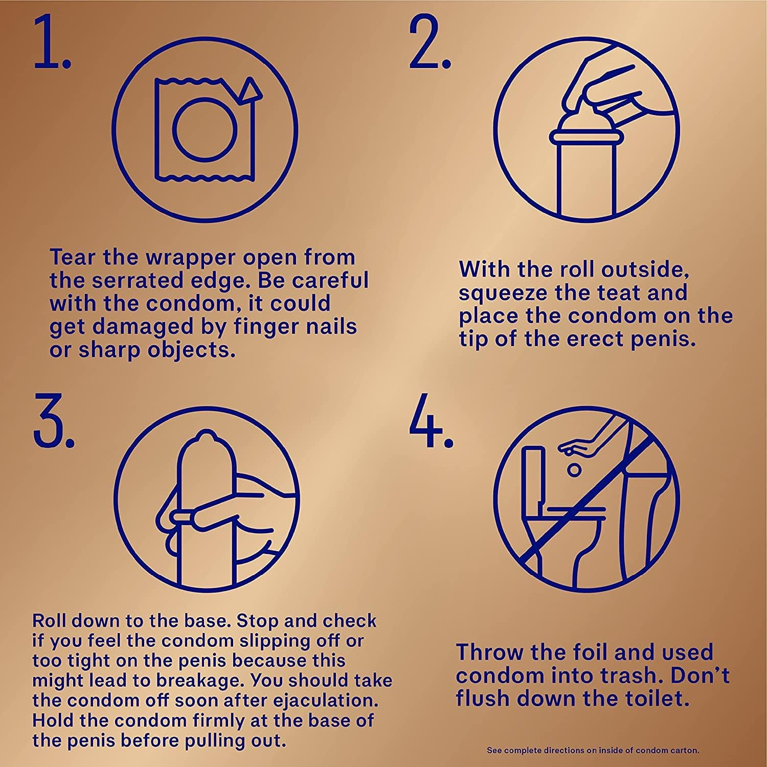 Durex Avanti Bare Real Feel Condoms, Non Latex Lubricated Condoms for Men with Natural Skin on Skin Feeling, FSA & HSA Eligible, 3 Count (Pack of 5) image number 1