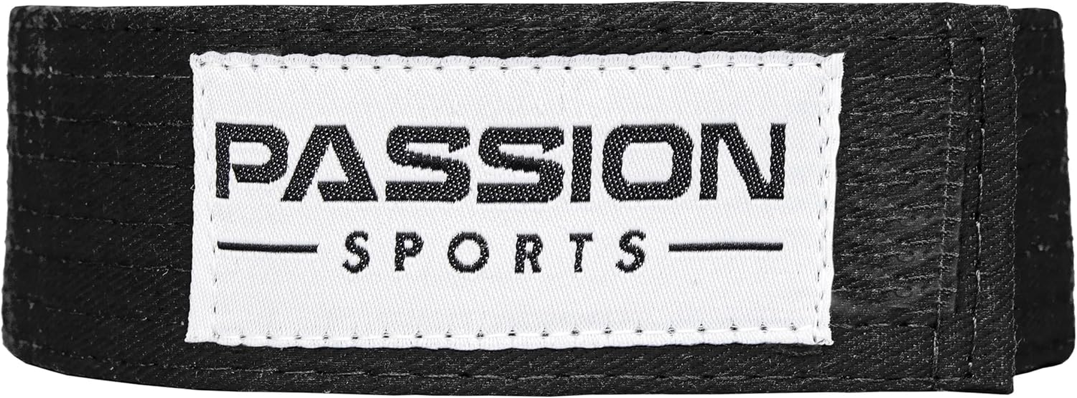 Premium Black Plain Single Colour Martial Arts Belts - Karate Taekwondo Judo Jiu Jitsu MMA image number 1