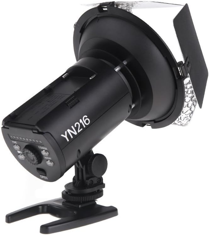Yongnuo YN216 YN216 Pro LED Video Light Canon Nikon DSLR Cameras DV and Video Cameras 3200K-5500K Color Temperature + WINGONEER NP-F770 Battery and Battery Charger image number 3