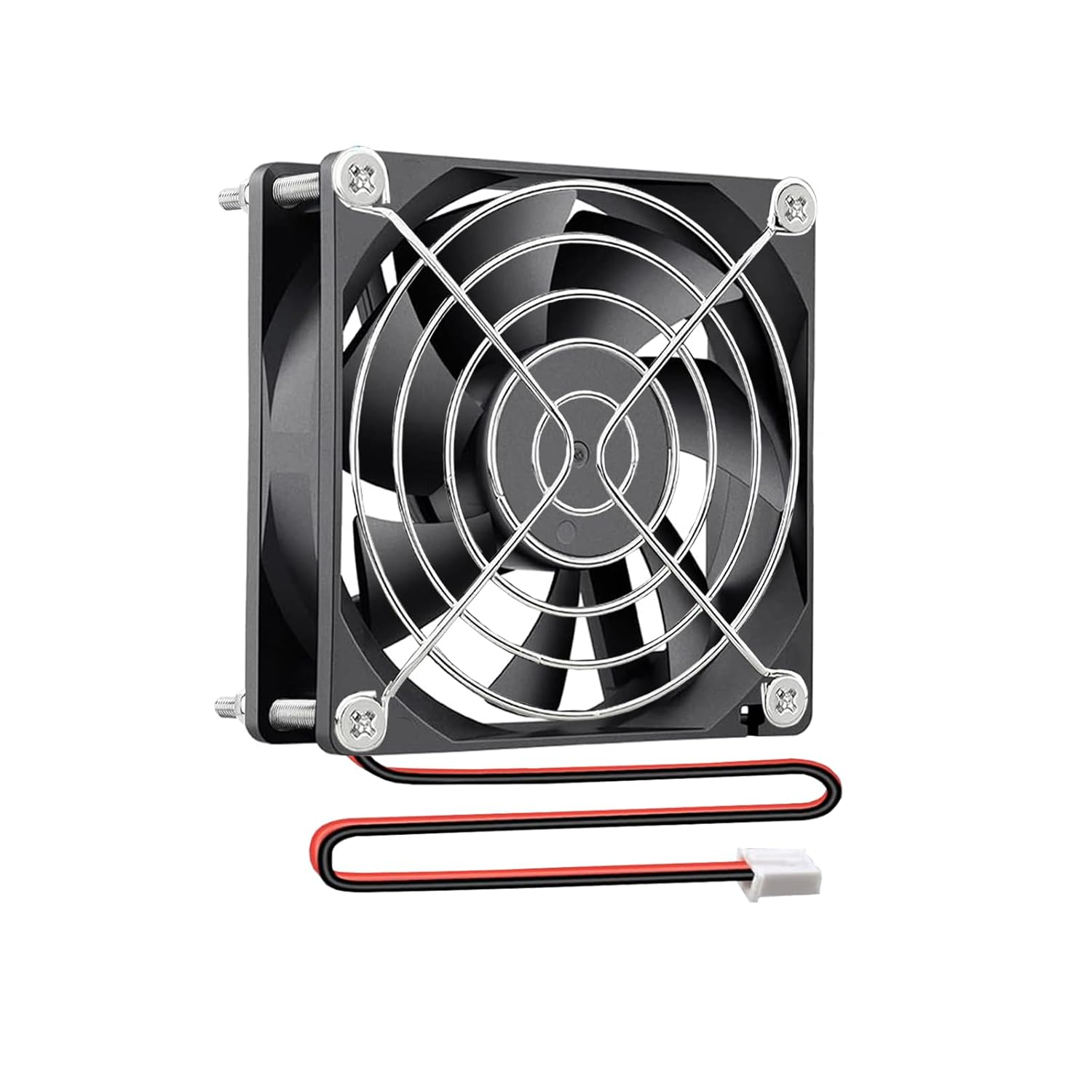 80Mm X 25Mm 12V DC Brushless Cooling Fan PC Computer Cooling Fan Case Cooler 8Cm Protective Cover 2Pin for Server image number 4