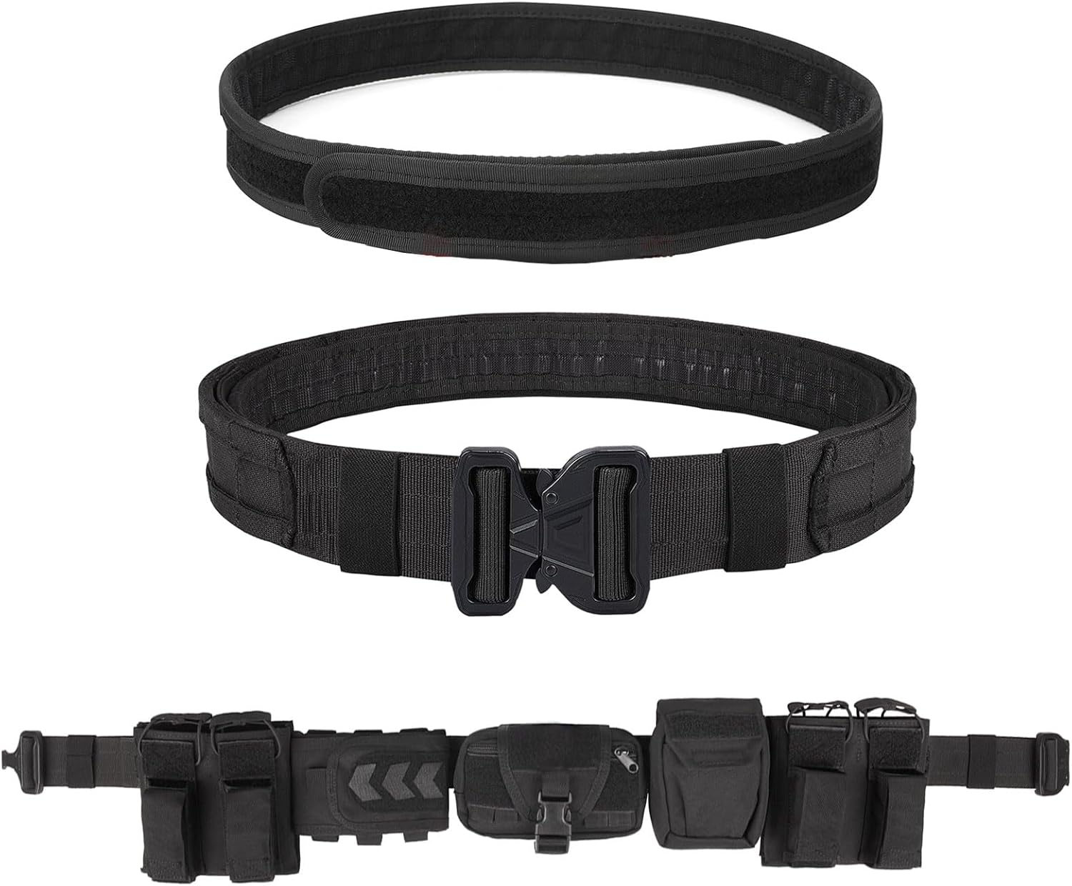 Vav YAKEDA Tactical Duty Law Enforcement Police Utility Belt with Pouches 7 in 1