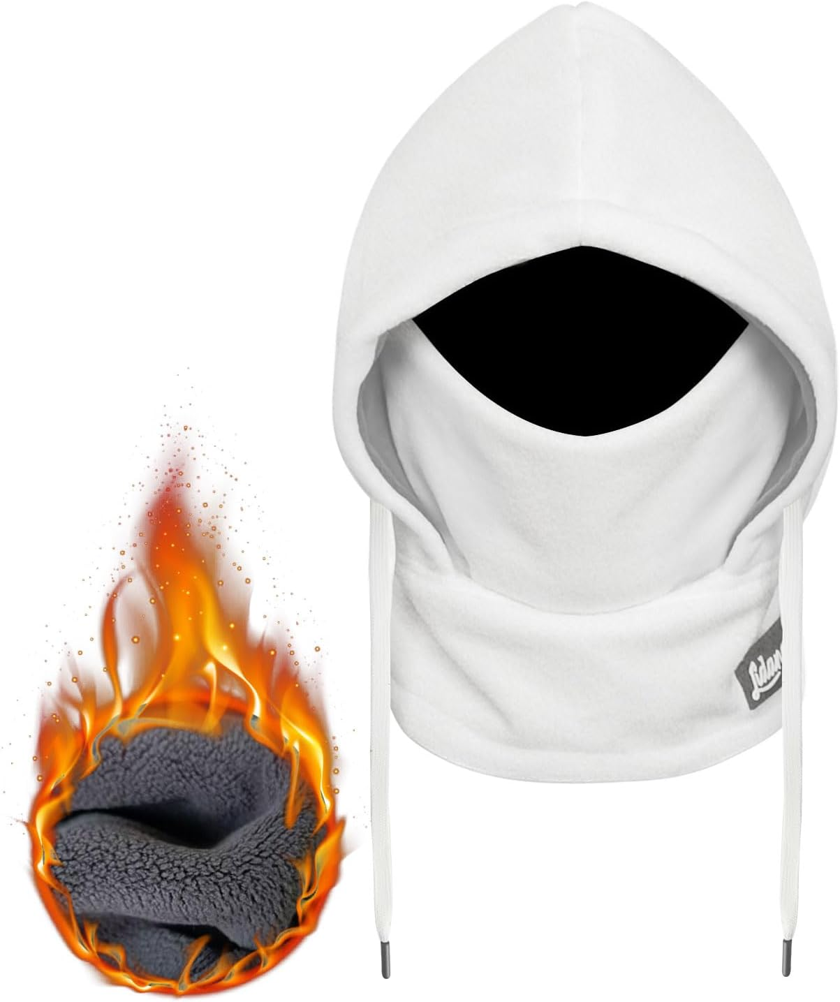 Balaclava Winter Face Mask: Thermal Polar Fleece Hood Windproof Ski Mask for Men Women, Convertible Warm Face Cover Hat Cap and Scarf for Cycling, Skiing, Motorcycle