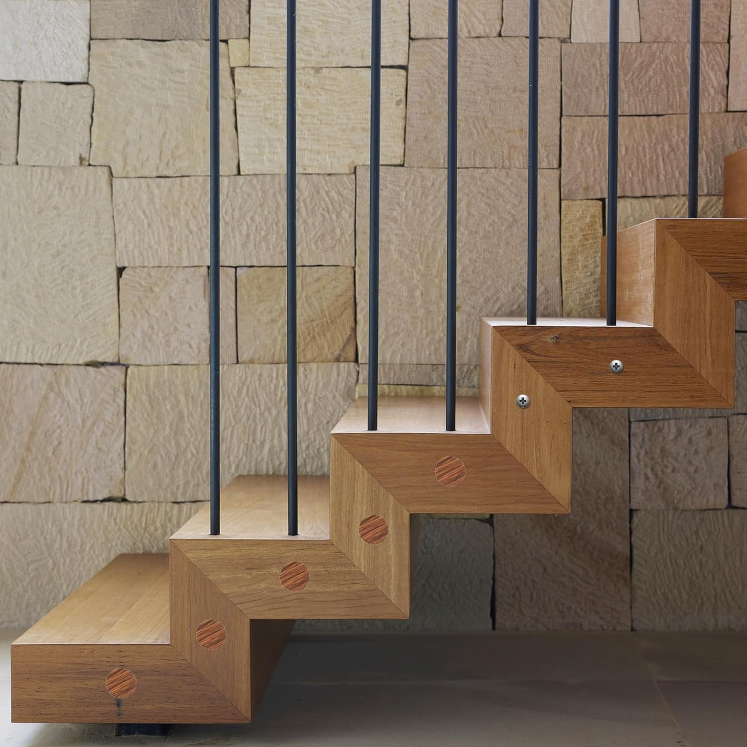 162PCS Screw Covers Caps,Grain Wood Furniture Decoration,Woods Stickers for Furniture,Wall Holes Cover,Cabinet Hole Covers,Textured Stickers,Wood Sticker,Nail Hole Patch,21Mm Adhesive Screw Hole Cover image number 2