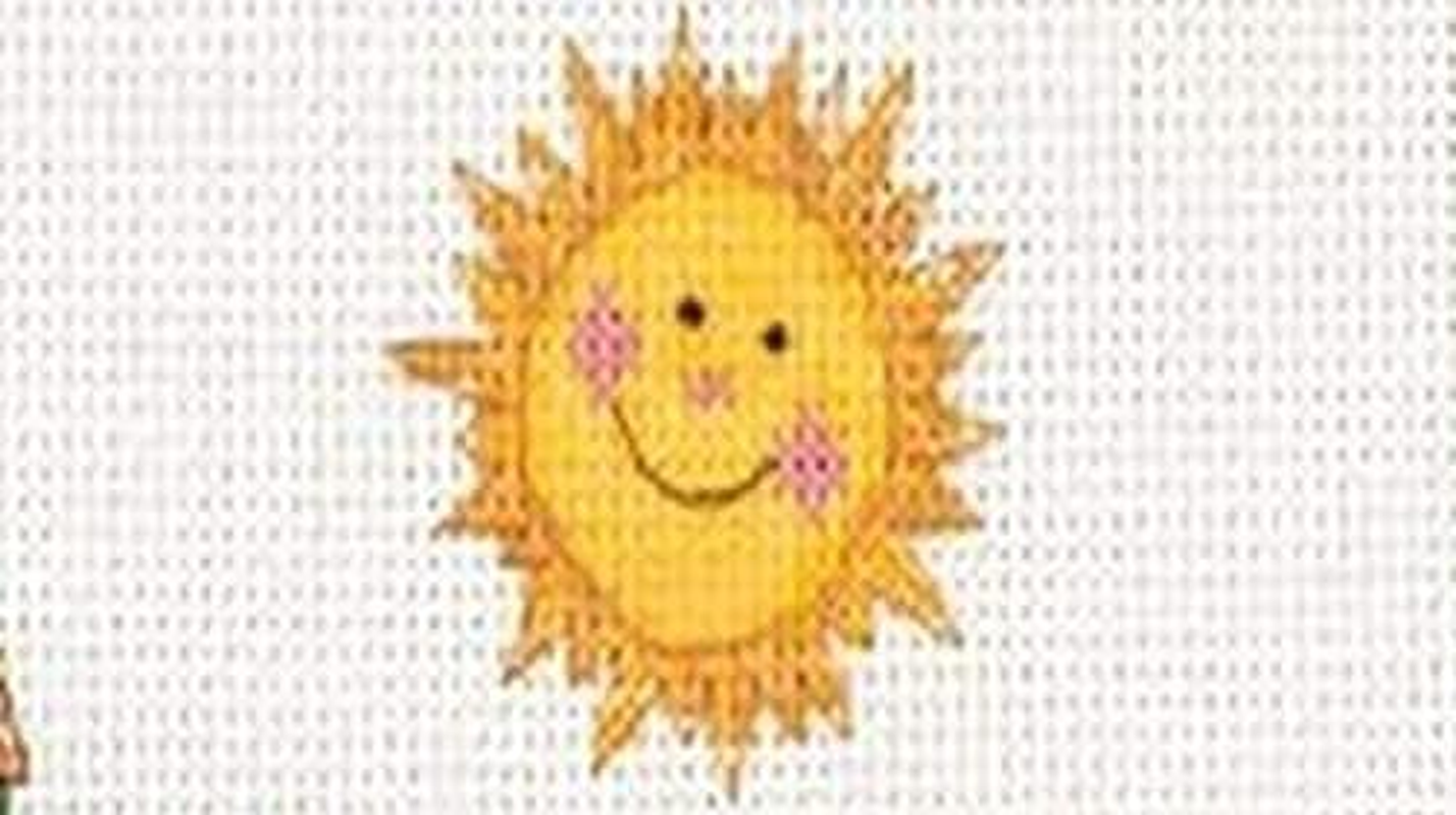 Dimensions Baby Express Birth Record Counted Cross Stitch