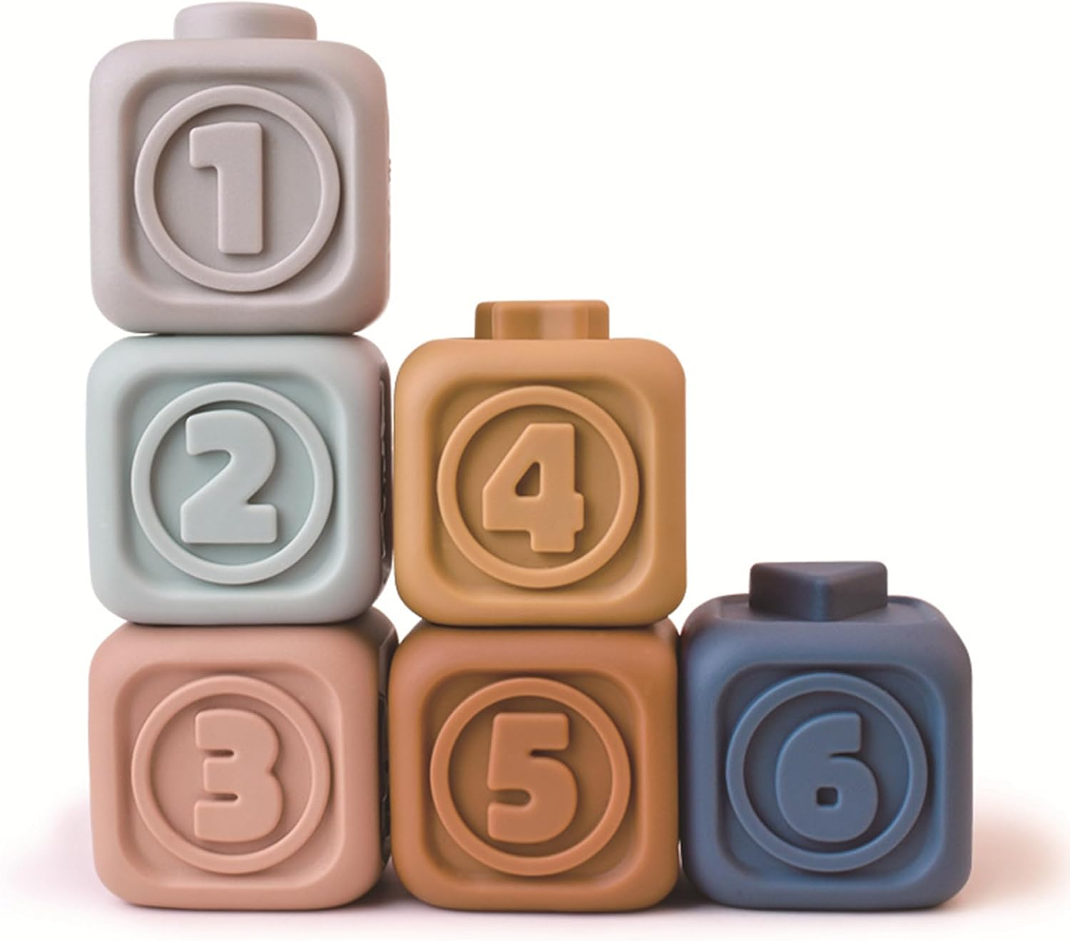 Stacking Toys for Toddlers,Babies Stacking Blocks, Educational Sensory Toys, 13 PCS 2 In1 Baby Soft Building Blocks Toys, Montessori Toys for Babies, Gifts for 6 12 18 Months Old Toddler Girls Boys image number 4