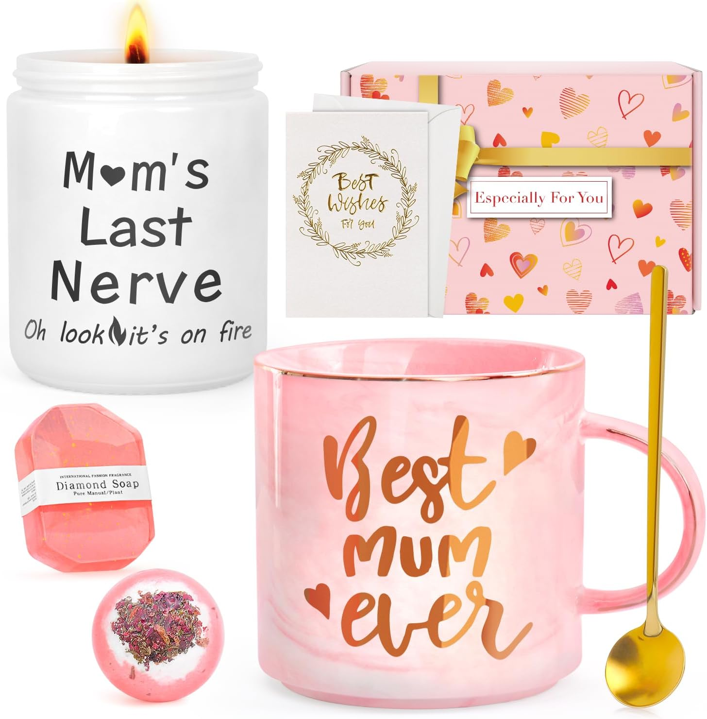 Birthday Gifts for Mum Her, Mum Birthday Gifts, Christmas Presents from Daughter Son Husband, Funny Personalised Presents for Mothers Day image number 6