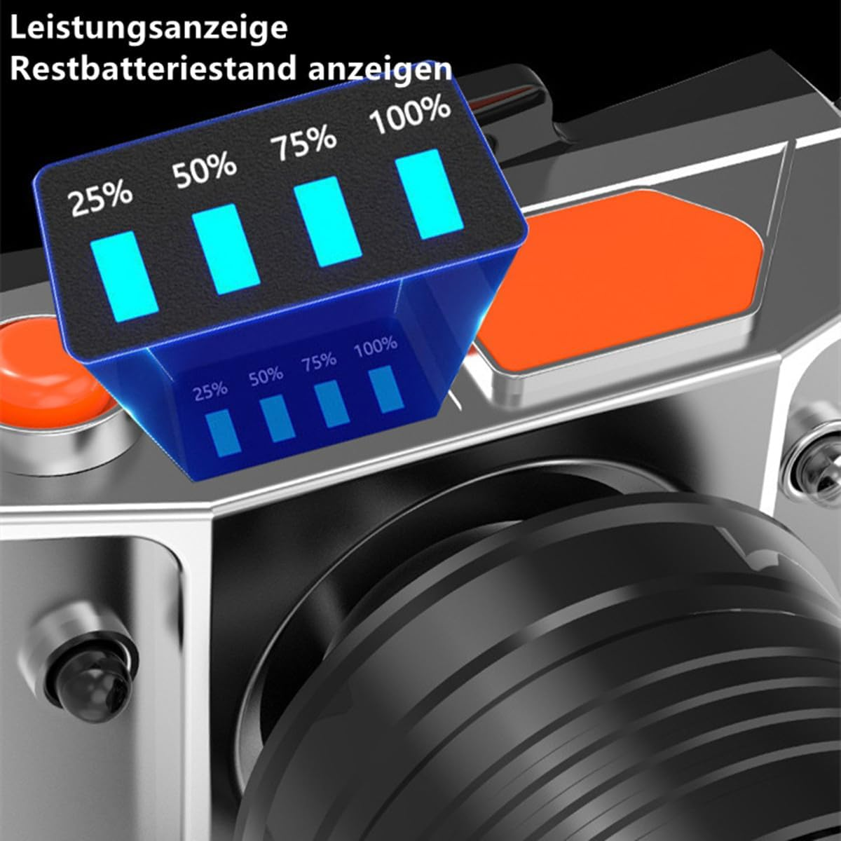 Hangdong Rechargeable LED Headlamp, Adjustable Focus Head Torch, 1200 Mah, Removable, 4 Light Modes, Lightweight Sensor Headlamp, Torch for Hiking, Camping, Running (1)