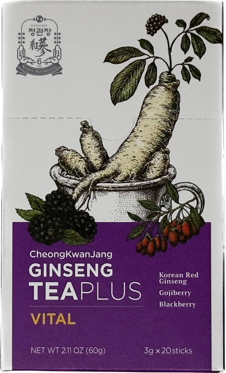Cheongkwanjang Teaplus-Vital Korean Red Ginseng Tea image number 5