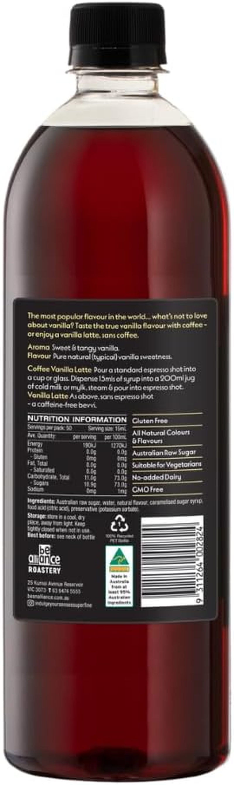 Indulge Your Senses Madagascan Vanilla Syrup 750Ml image number 5