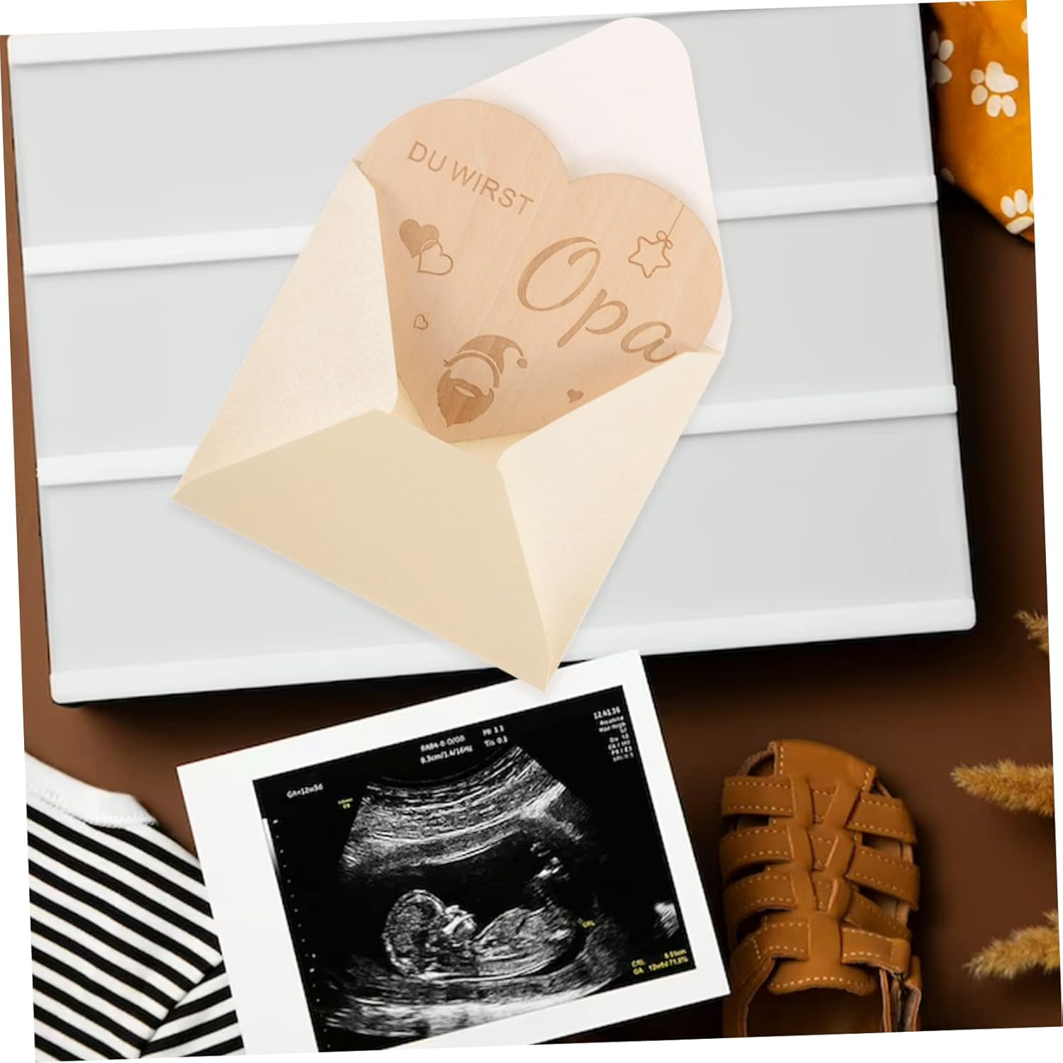 Kisangel Milestone Cards Birth Announcement Newborn Name Sign for Hospital Monthly Growth Record Cards for Boys Girls Pregnancy Announcement for Nursery Decor image number 4