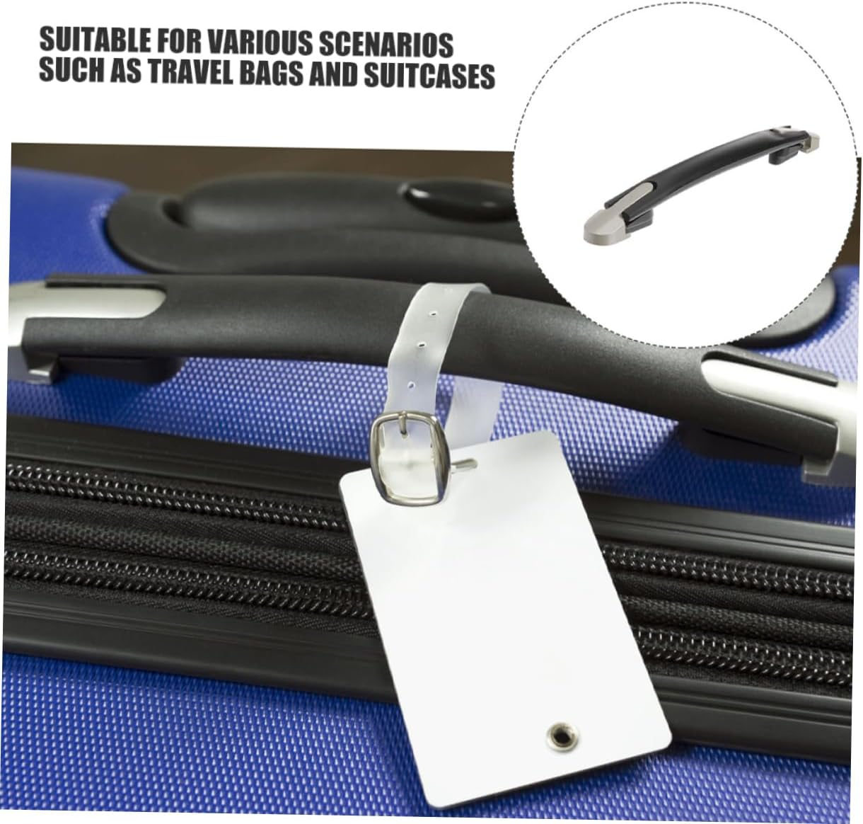 TOVINANNA 2Pcs Suitcase Luggage Handle Replacement Plastic Travel Handle Grip for Suitcase Luggage Carry Travel Bag image number 1