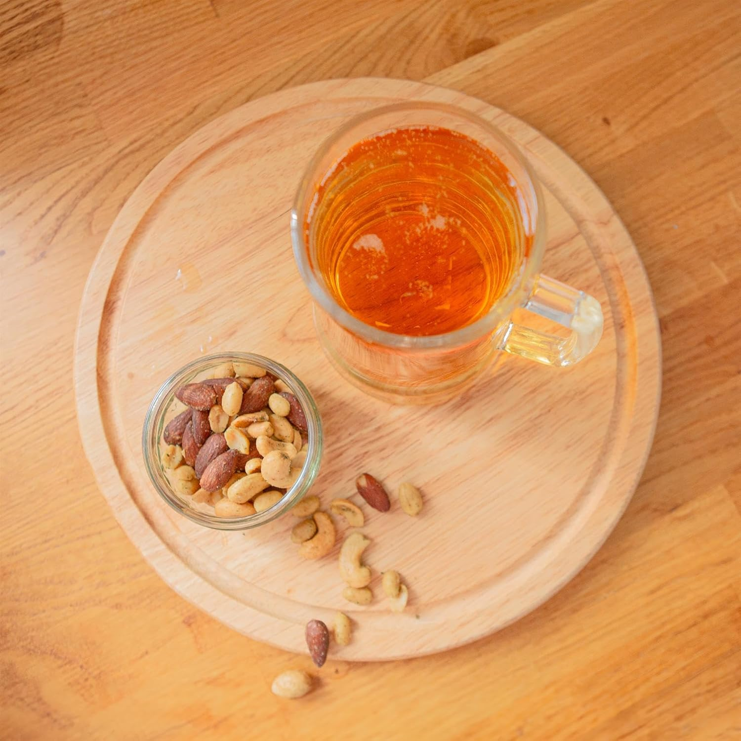 Rink Drink Glass Beer Mugs - Pack of 2-500Ml Large Classic German Style Pale Ale Dishwasher Safe Larger Stein Traditional Beer Tankard Glasses with Handles image number 5