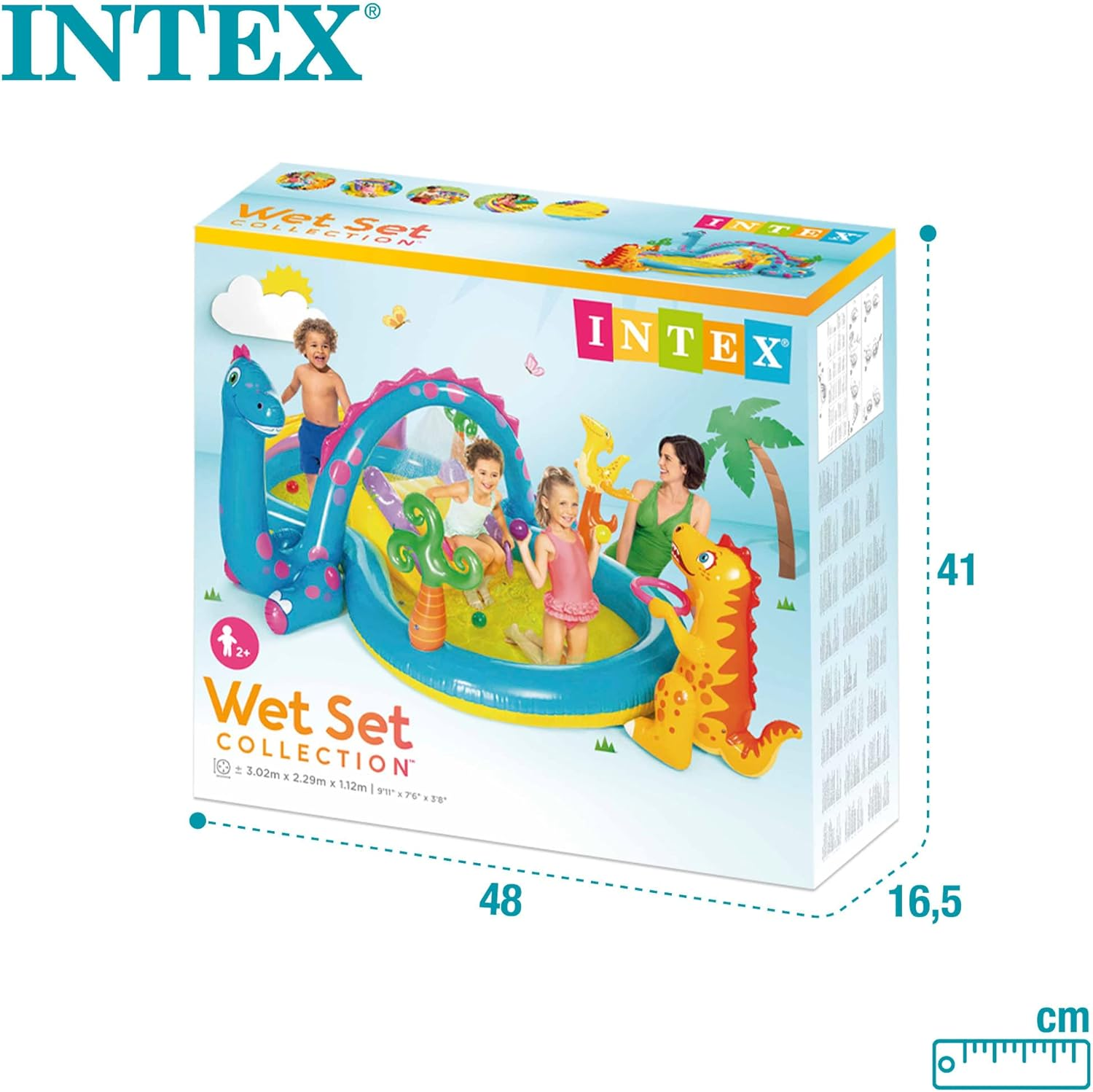 INTEX 57135NP - Dinoland Play Center, Ages 2+, 3.02Mx2.29Mx1.12M image number 5