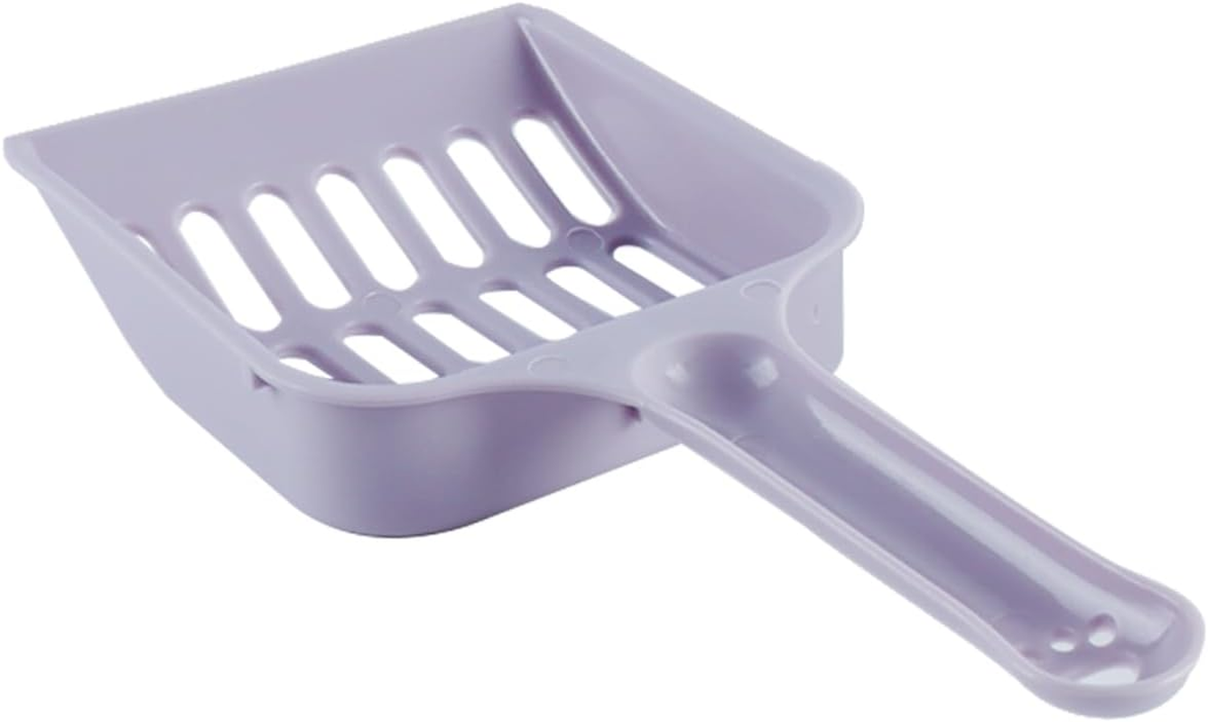 Orivin 2 Pcs Cat Litter Scoop Set Strong Plastic Poop Scooper Handy Sand Sifter Cleaning Tool for Litter Box Tray image number 5