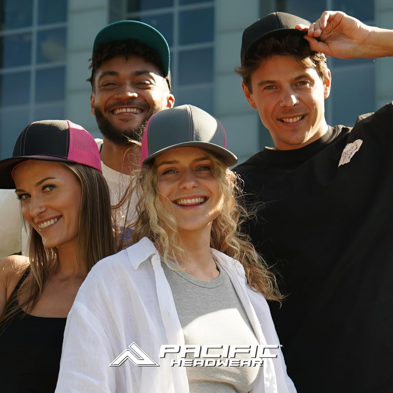 Pacific Headwear Trucker Snapback Cap image number 4