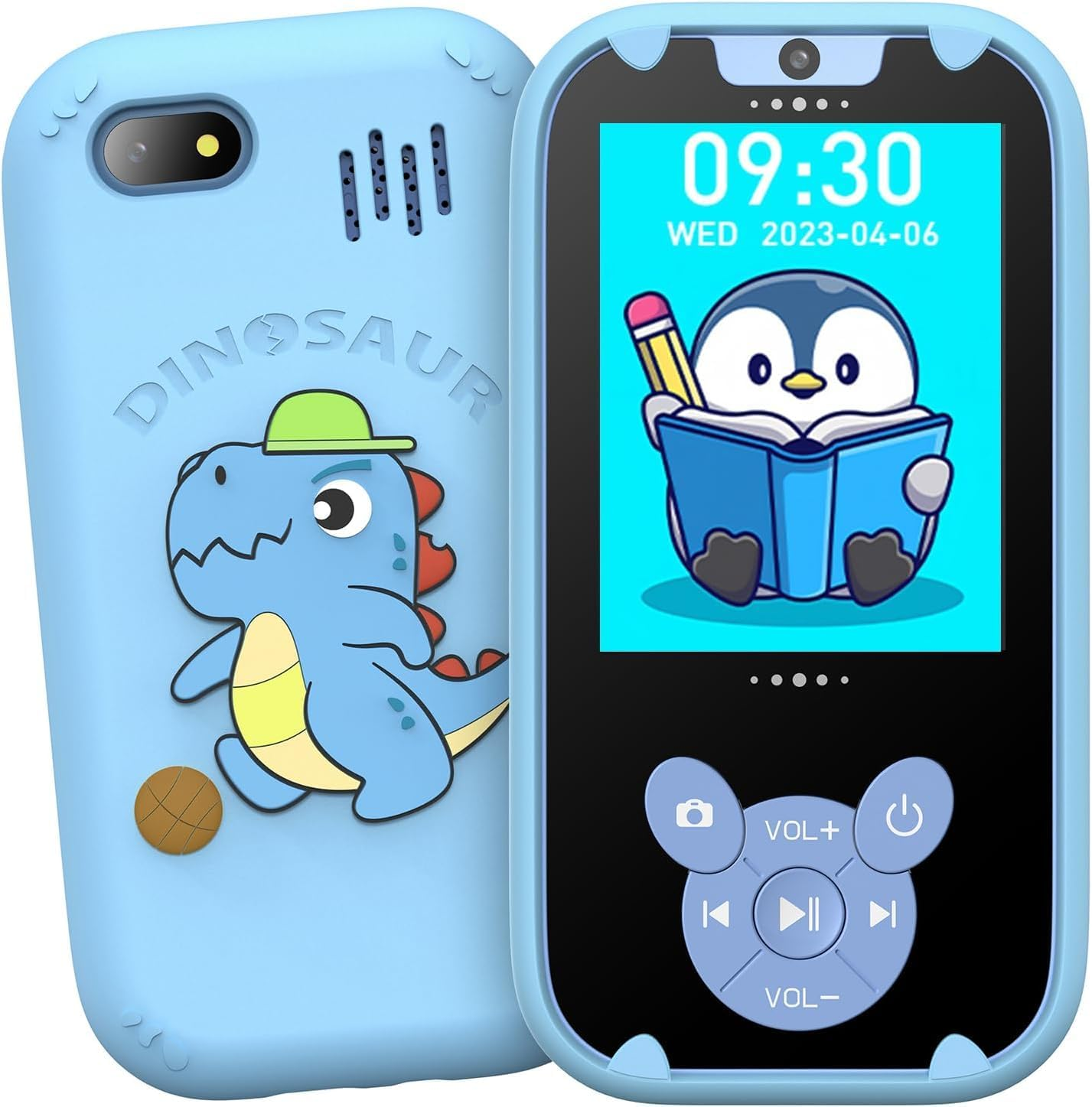 ZONEY Kids Smart Phone,Toddler Kids Camera Phone Toy, Touchscreen Unicorn Learning Toy Phone with Educational Games, Dual Camera MP3 Music Player, Girls Christmas Birthday Gifts (Blue)