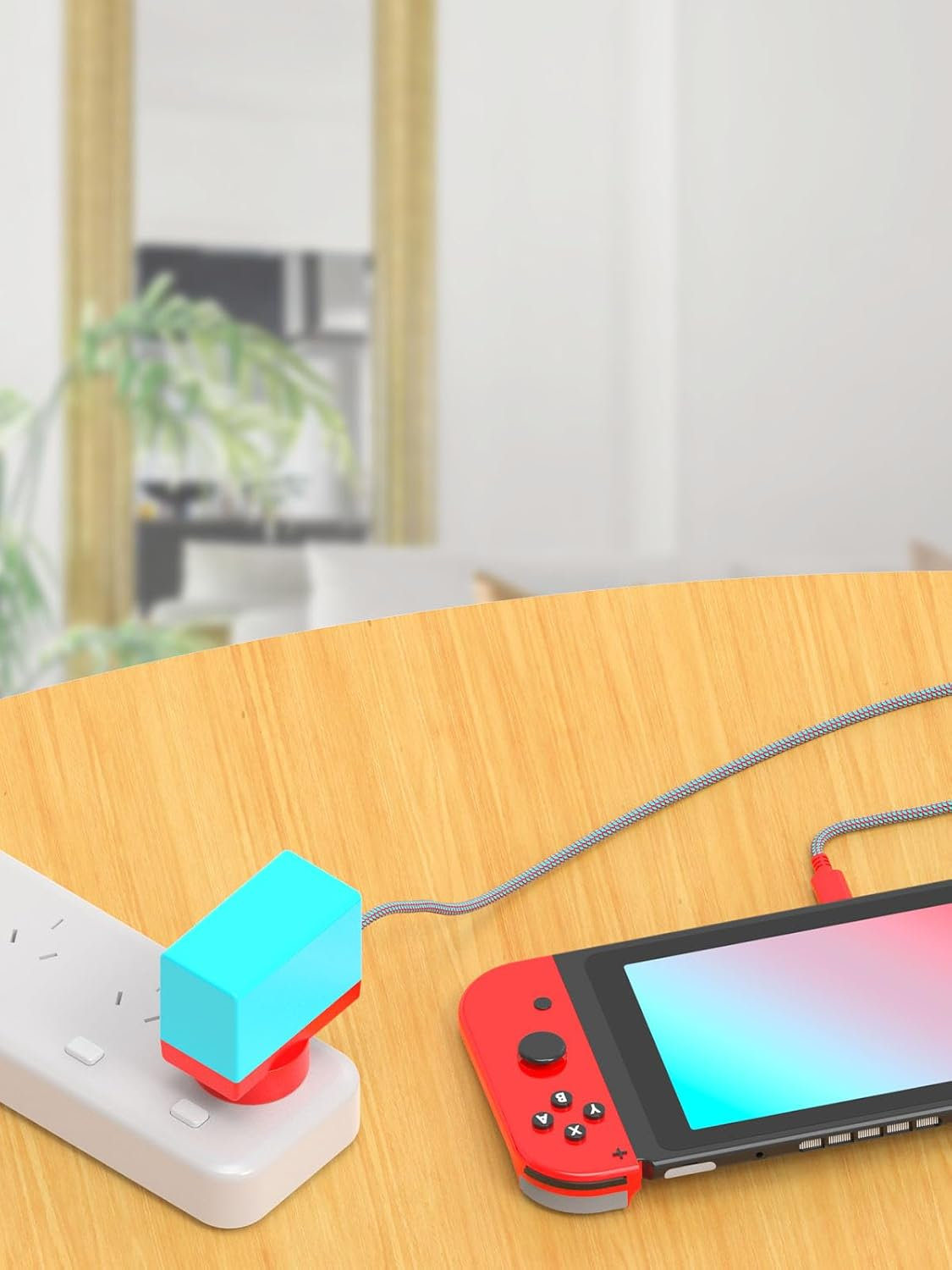 Haweswar Charger for Nintendo Switch, 39W AC Power Supply Adapter Fast Charging with 1.8M USB C Cord, Compatible with Switch Lite, OLED, Steam Deck - Support TV Mode image number 5