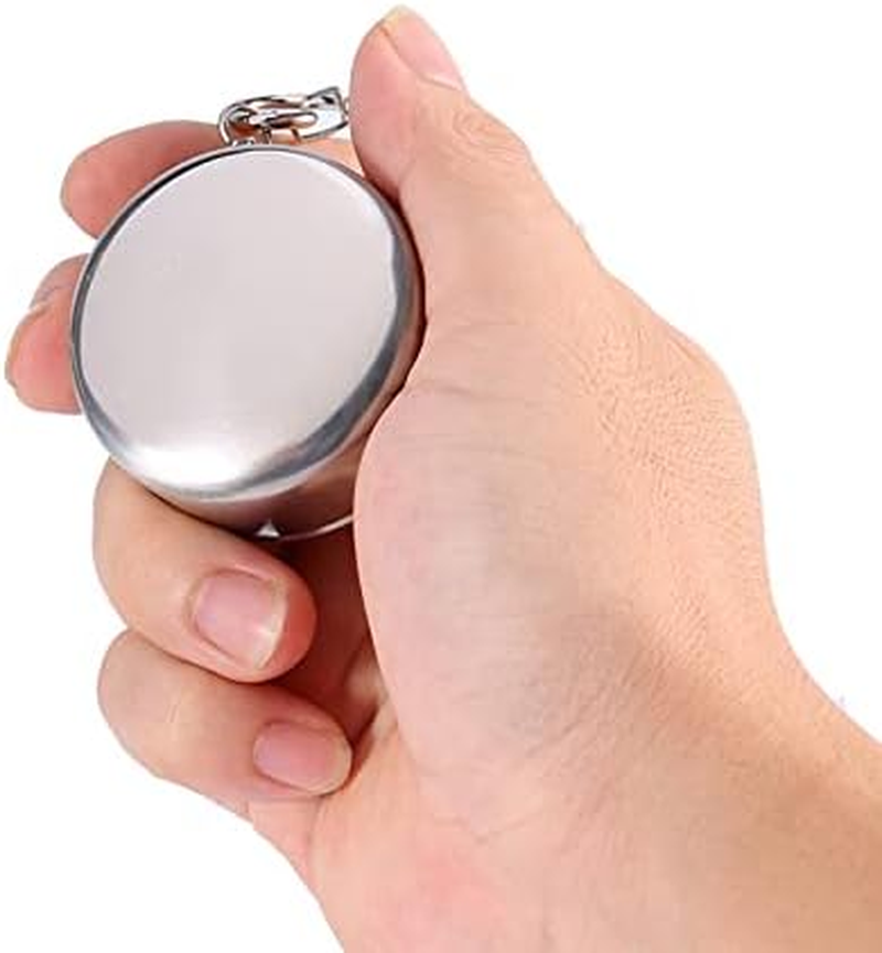 S/M/L Stainless Steel Folding Cup Portable Stackable Folding Cup Collapsible for Travel Picnic Hiking Outdoor (S) image number 3