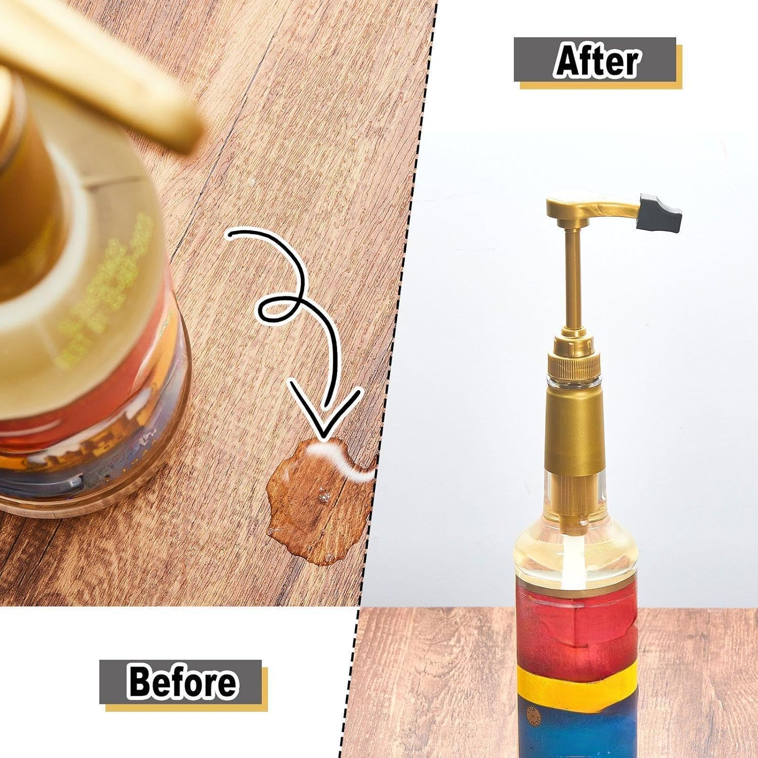 Zhehao 20 Pcs Coffee Syrup Pump Tip Cap Pourer Covers Black Rubber Caps Fits for Syrup Pump, Pour Dispenser, Oil Liquor Bottle, Keep Sugar Condiments Olive Clean Preserved image number 3