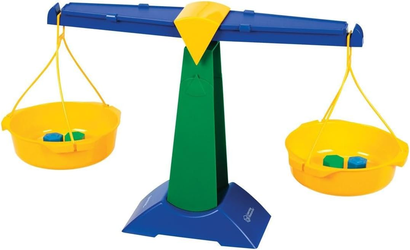Learning Resources Pan Balance, Balance for Kids, Primary Balance for Students, Homeschool, Math Toys, Teach Mass & Measurement, Ages 3+ - Multi image number 2