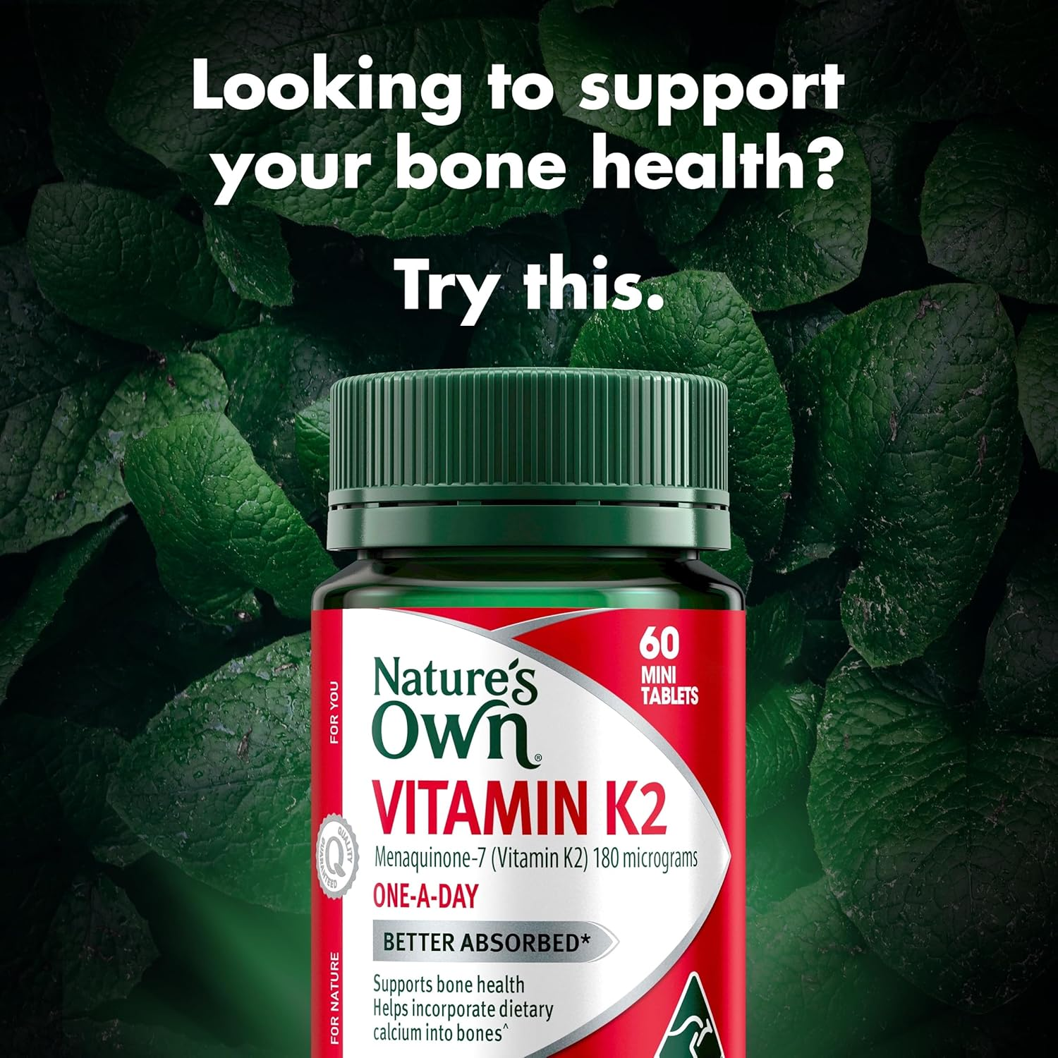 Nature'S Own Vitamin K2 180Mcg 60 Tablets image number 5