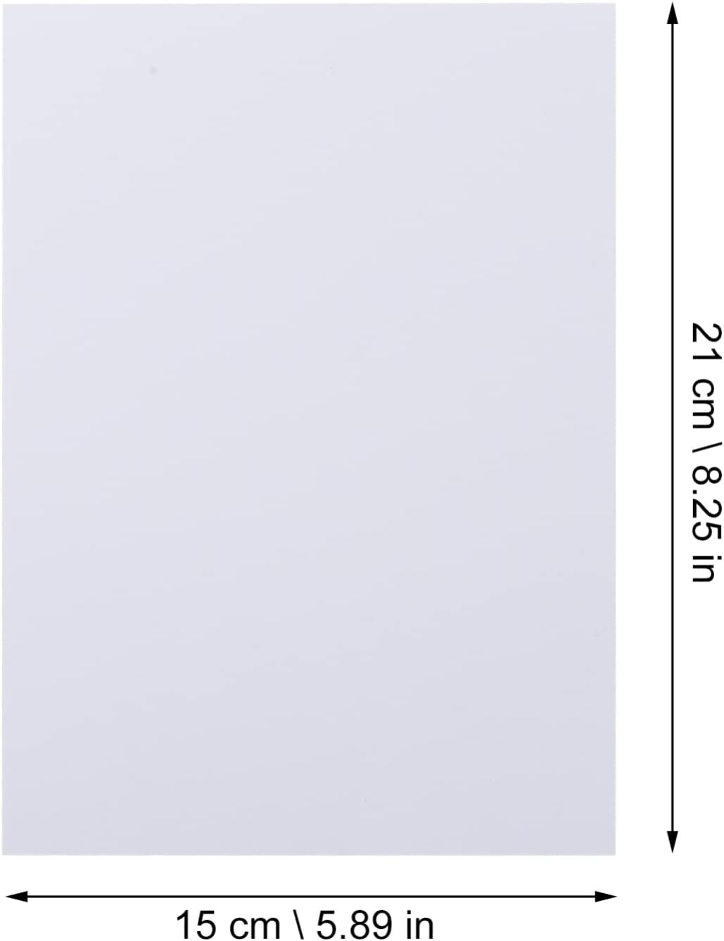 AUTSUPPL 100Sheets High Glossy Photo Paper for Printing Digital Photo Printing Paper Suitable for Business Cards Recipes and Magazines