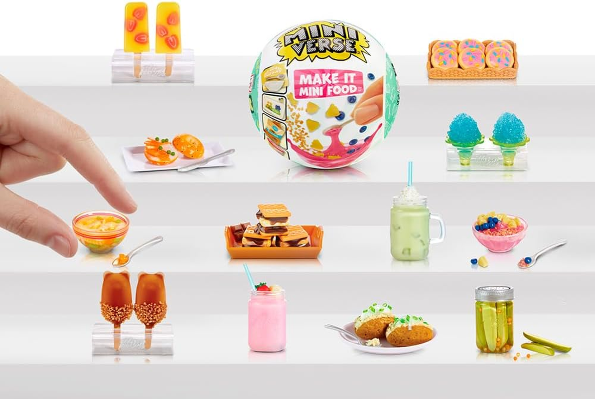 Mga'S Miniverse Make It Mini Food - Cafe Series 3 - Mini Collectibles in Mystery Blind Packaging - DIY Resin Play - Replica Food, NOT Edible - for Collectors and Ages 8+ Years