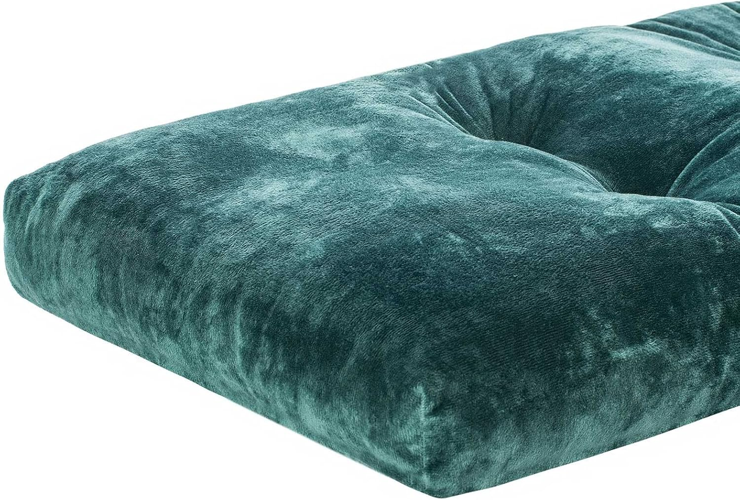 Bench Cushion, Non-Slip Tufted Bench Cushions for Swing, Shoe Storage, Window Seat (36"X14", Dark Green) image number 5