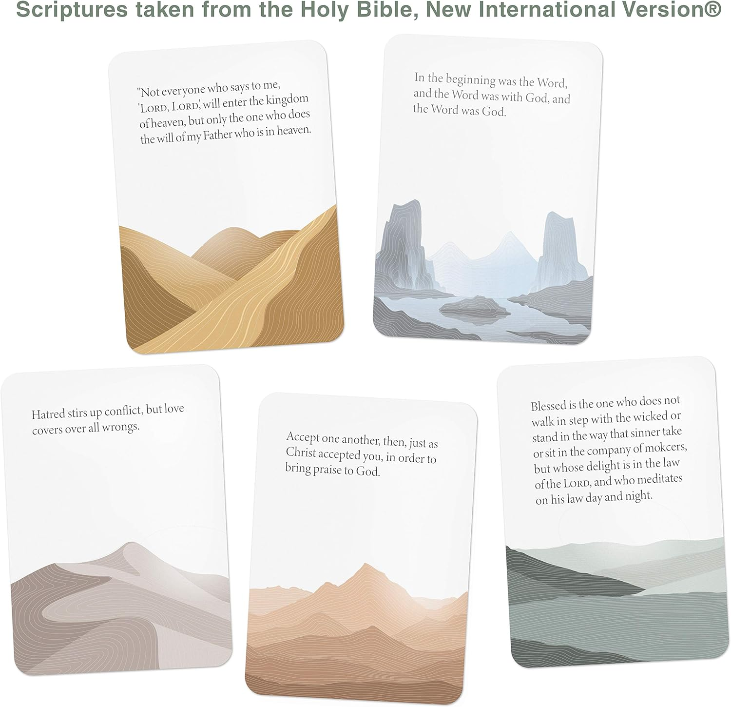 HIS GLORY - Bible Verse Cards - 100 Prayer Cards of 100 Most Popular Bible Verses - Scripture Cards - a Prefect Christian Gifts for Women image number 4