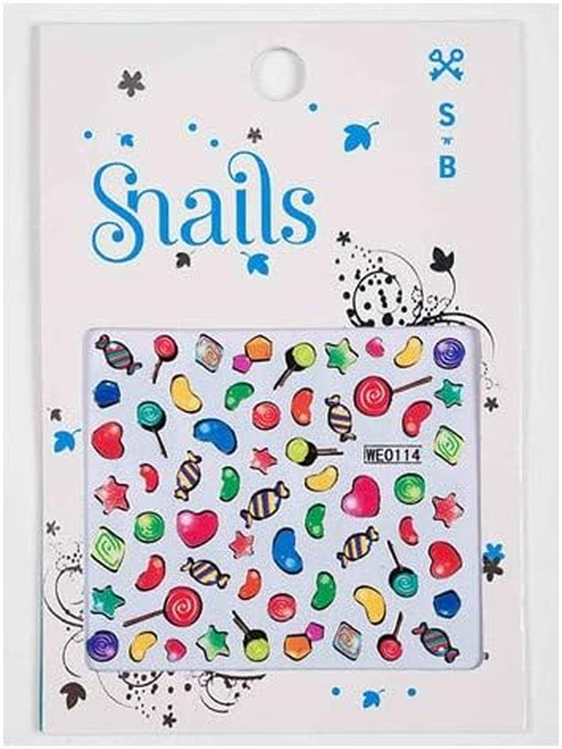 Snails Children'S Nail Art Stickers - Candy Sweets - 516944
