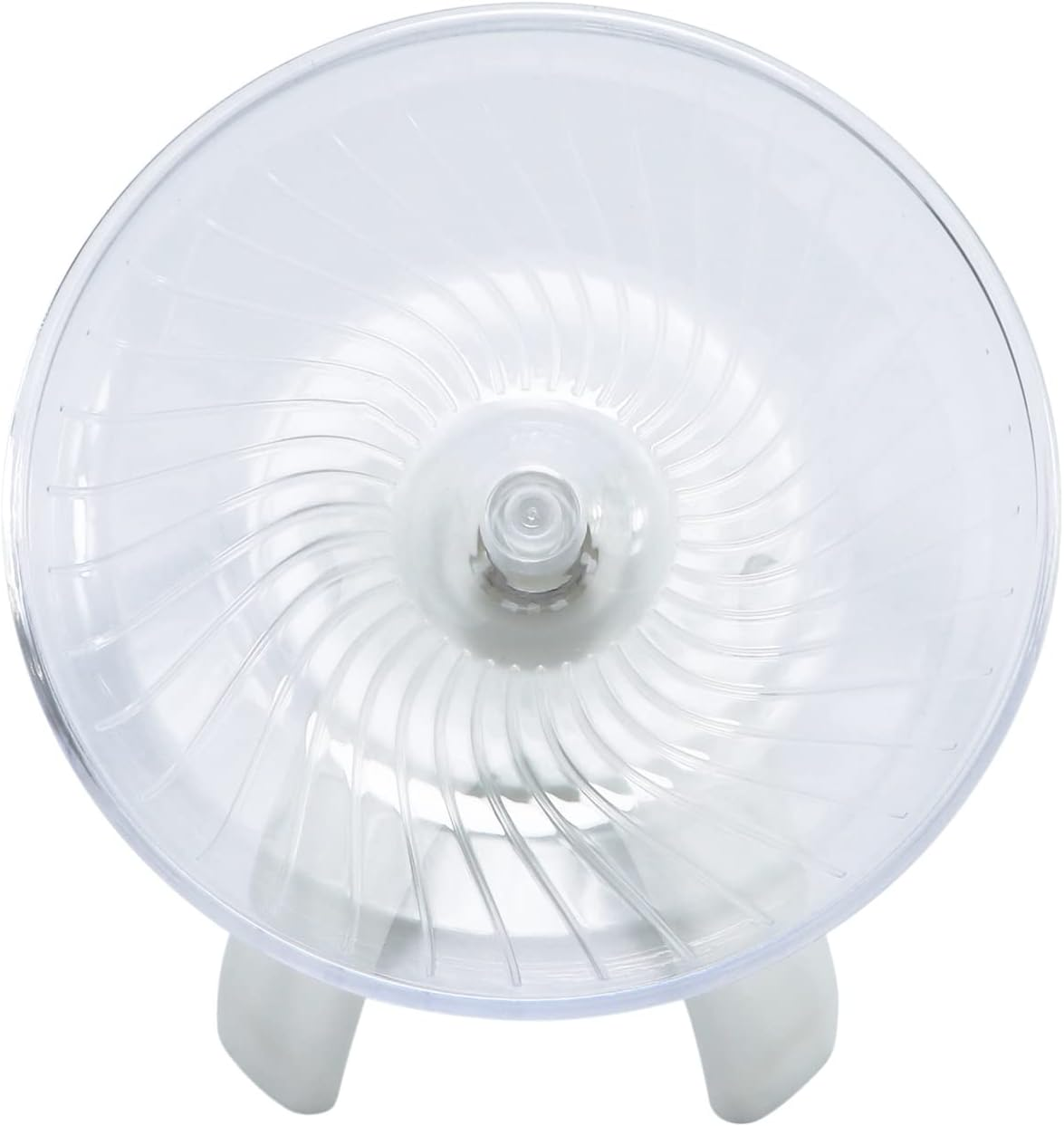 Litewoo Hamster Toys Wheel Exercise Flying Saucer ,Silence Run Spinner, for Gerbil Rat Mouse Mice Hamster and Other Small Animal(White) image number 2