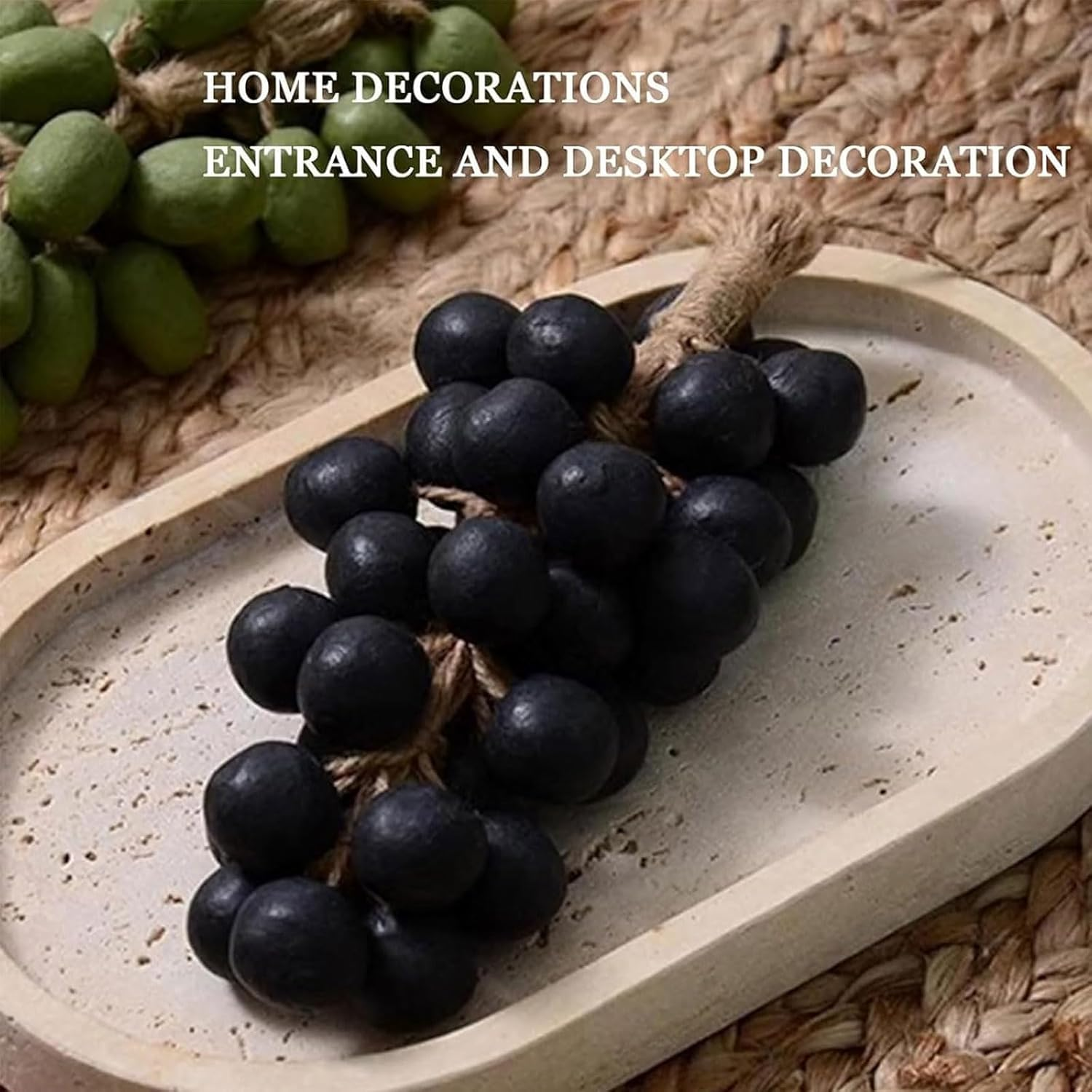 Handmade Grape Cluster Soap on a Rope - Natural Cold Process Bar with Purple Grape Fragrance for Face, Body & Shower, Decorative Bathroom Decor & Gift-Ready Artisan Soap (#5) image number 1