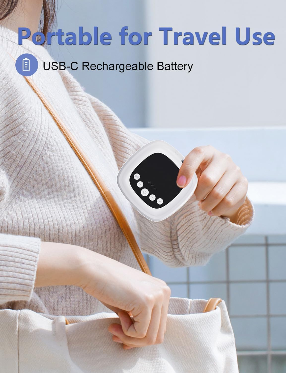 Koeay Nasal Aspirator for Baby, 9 Levels Suction Hospital Grade Baby Nose Sucker, 5 Food-Grade Silicone Tips Electric Nose Aspirator with Night Light and Nursery Rhyme Soothing Function for Toddlers image number 6