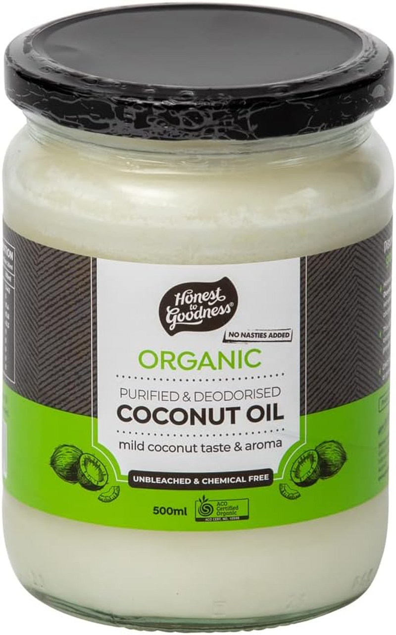 Honest to Goodness Organic Purified/Deodorised Coconut Oil, 500 Ml image number 4