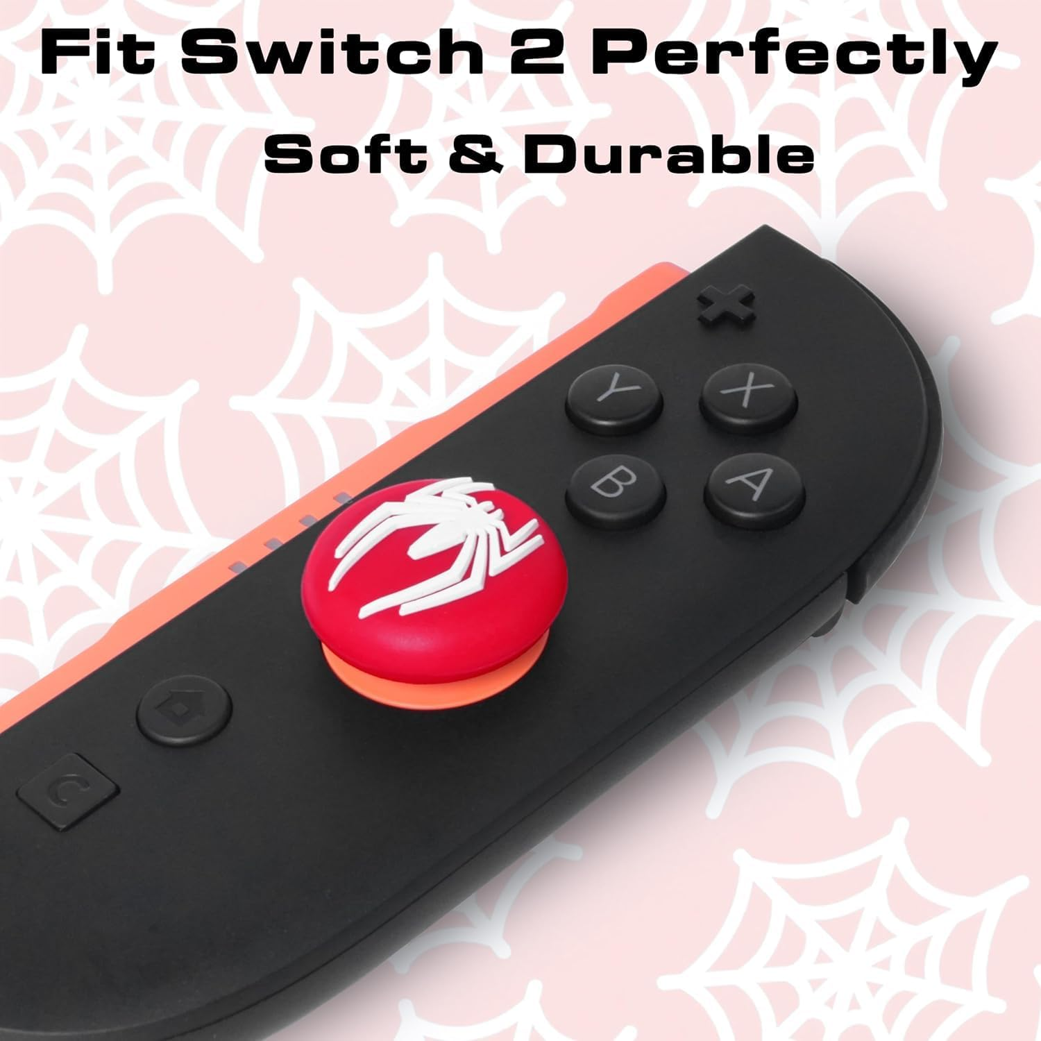 Cute Thumb Grip Caps Compatible with Switch 2, Silicone Joystick Grip Caps for Switch 2025/ Ps5/Ps4/Xbox Series X/S, Xbox One, 4Pcs image number 2