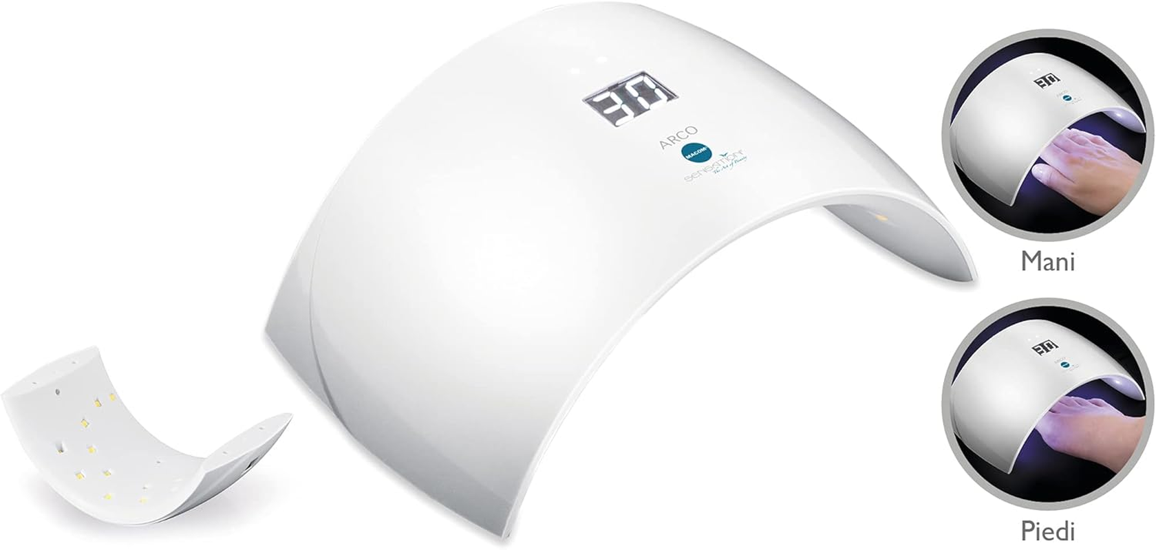 Macom Sensation 230 Arco UV LED Nail Lamp for Gel and Shellac