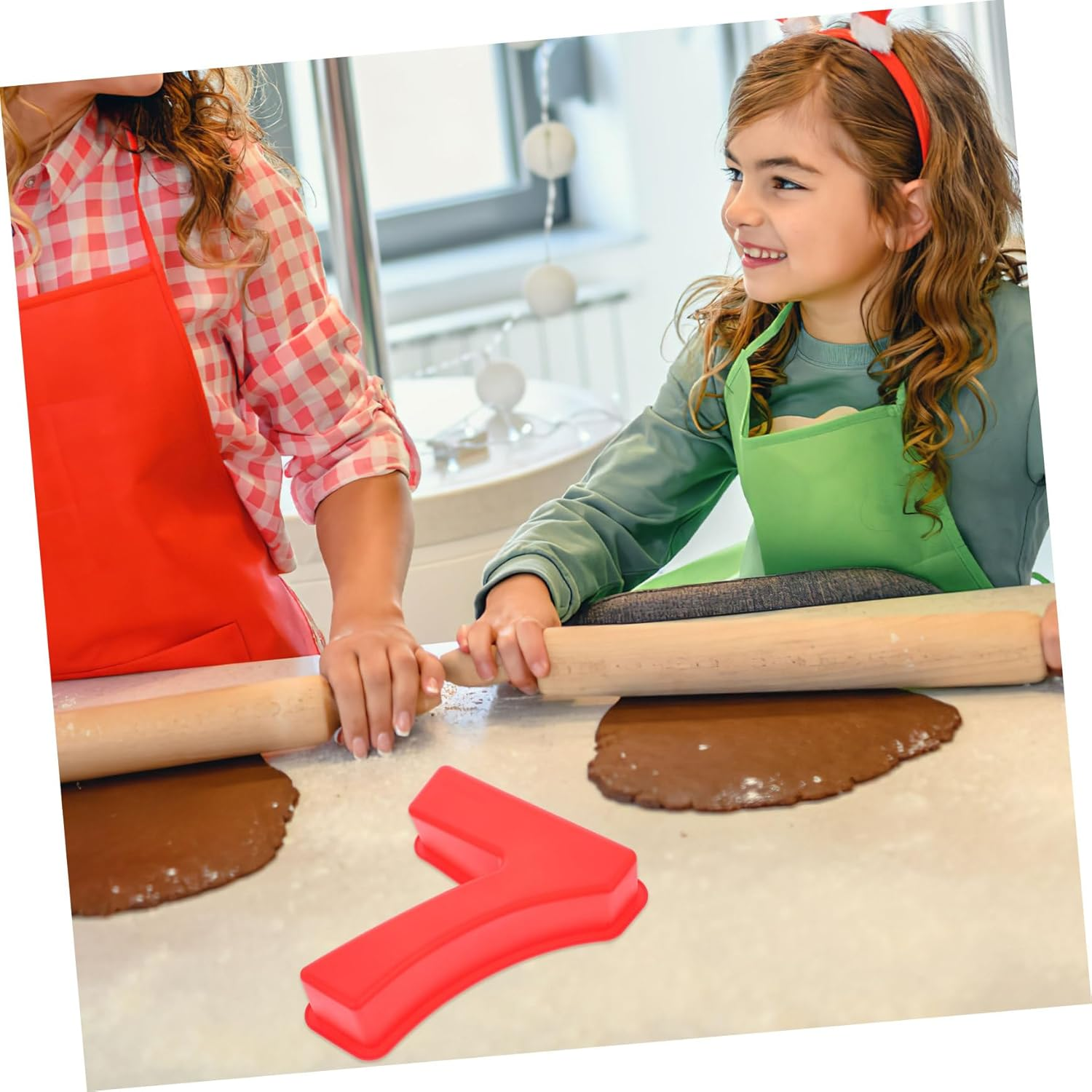 Number Cake Pans Set of 7 Silicone Moulds for Baking Non-Stick Easy to Clean for Home Baking image number 3