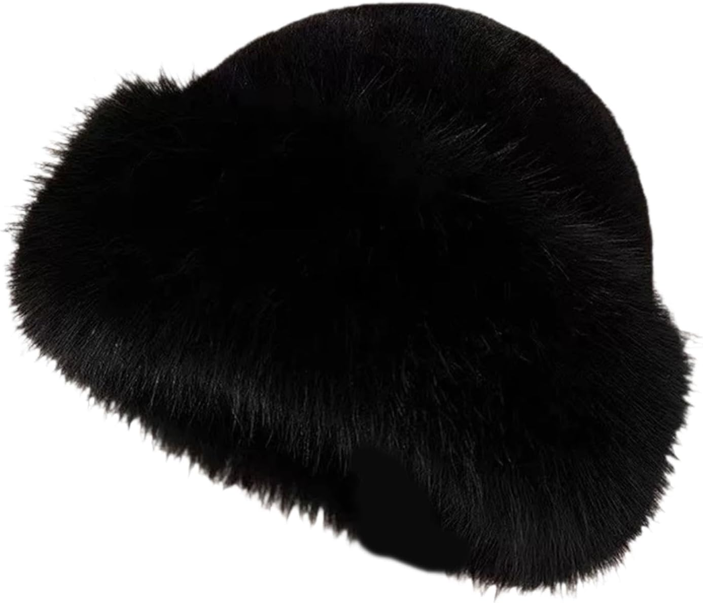 Frediuo Winter Faux Fur Hat for Women Fashion Cossack Hat Russian Hat for Ski Motorcycle image number 6