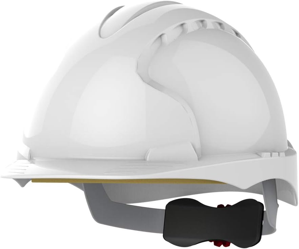 JSP EVO&reg;3 Safety Helmet - Wheel Ratchet - White (AJE170-000-100)
