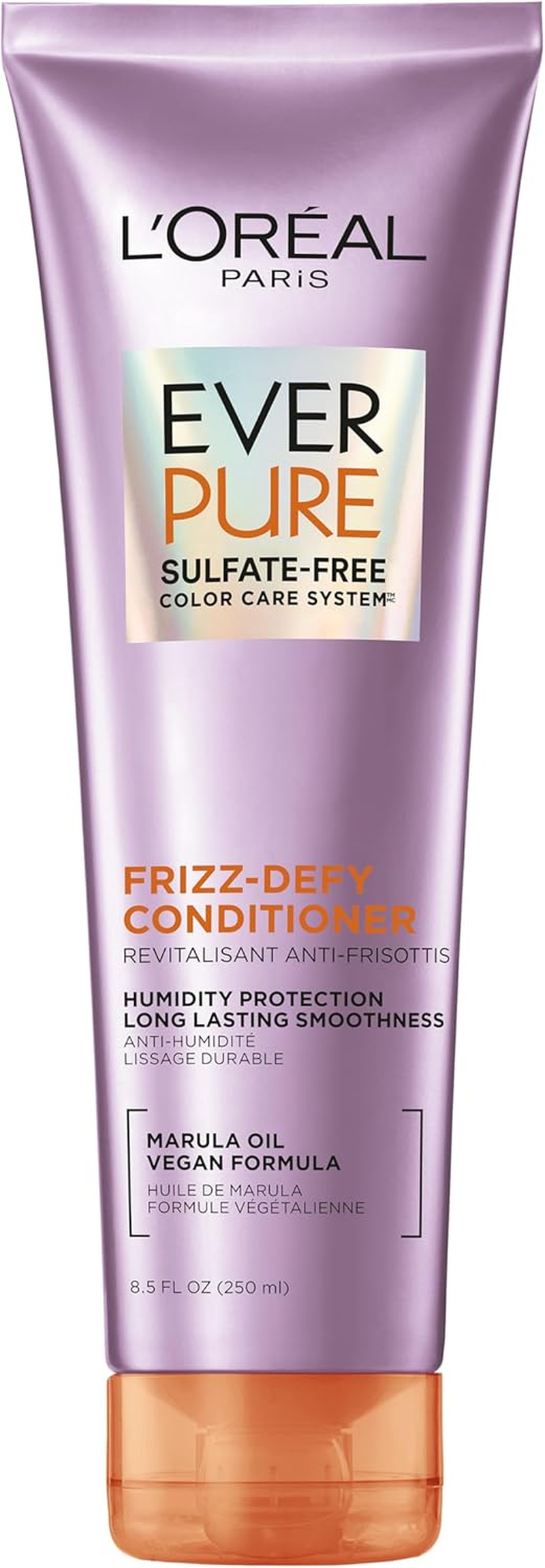 L'Or&eacute;al Paris Everpure Sulfate Free Frizz Defy Shampoo, 8.5 Fl. Oz. image number 2