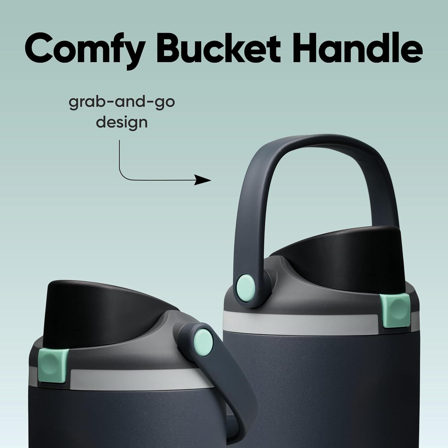 Owala Freesip Sway - Stainless Steel - 30-Oz. - Grey (Foggy Tide) (Amazon) image number 2