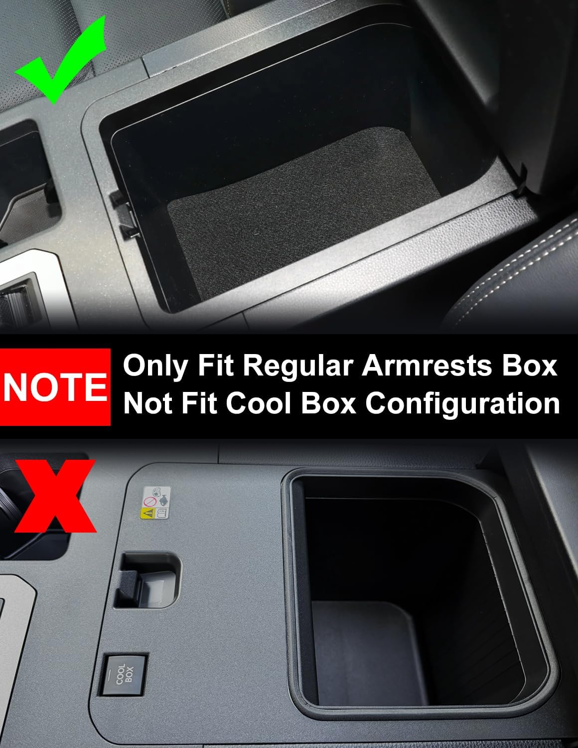 Smabee Center Console Organizer Compatible with Land Cruiser Prado J250 2024 2025 Accessories Interior ABS Armrest Storage Box Tray Organizer Insert (Not Fit Cool Box) image number 1