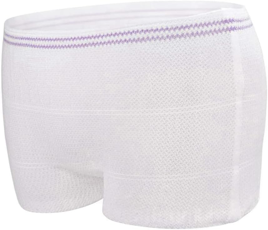Cubble 5 Pack Mesh Postpartum Underwear | Stretchable, Disposable, Attach Maternity Pads, Aids Birth Recovery for Delivery, Surgical, Traveling image number 1