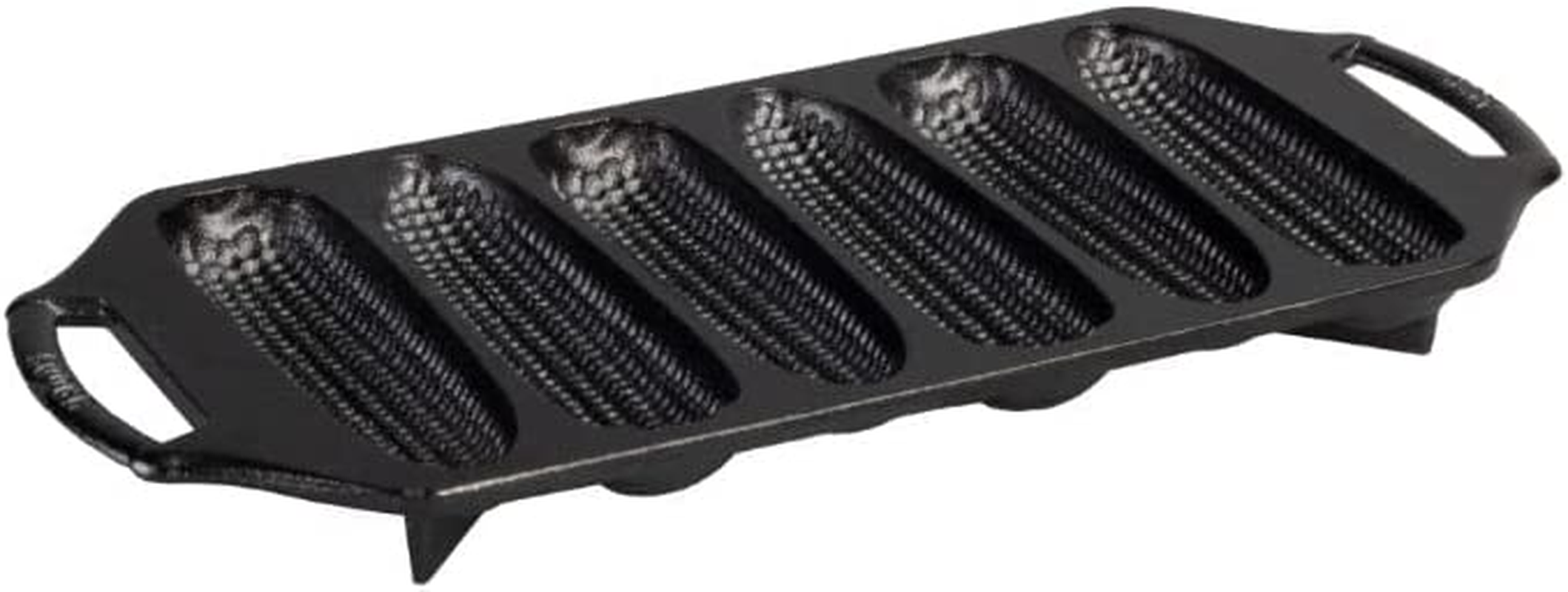 Lodge Cast Iron Cornstick Pan, Black, 6 Stick image number 6