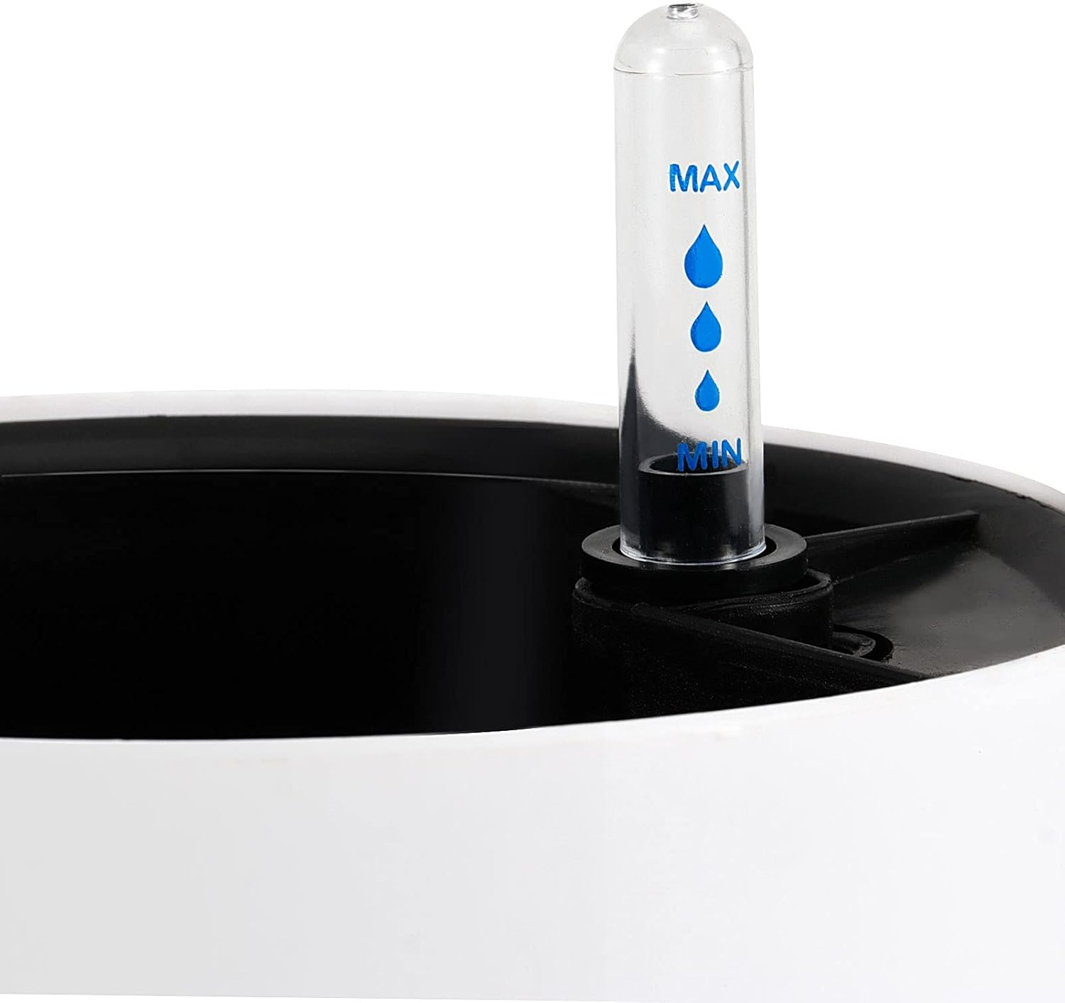 JOIKIT 4 Pack 7 Inches Self Watering Planter, White Plant Flower Pots with Water Level Indicator, Self Watering Pots for Indoor & Outdoor Succulents Plants Herb Garden image number 2