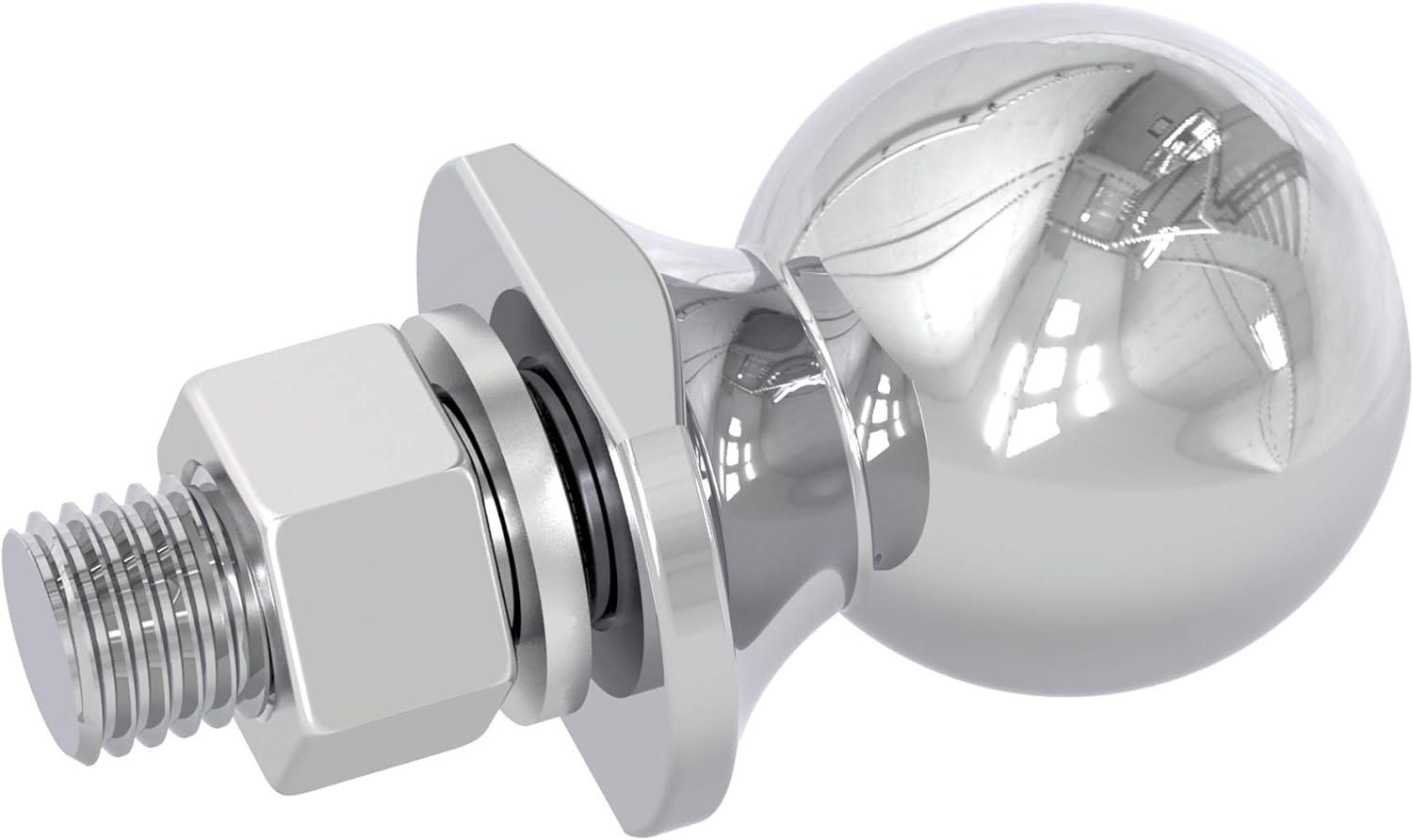 BIG RED ATRLY2019R Torin 2" Diameter Trailer Hitch Ball: 1.75 Ton (3,500 Lb) Capacity image number 1