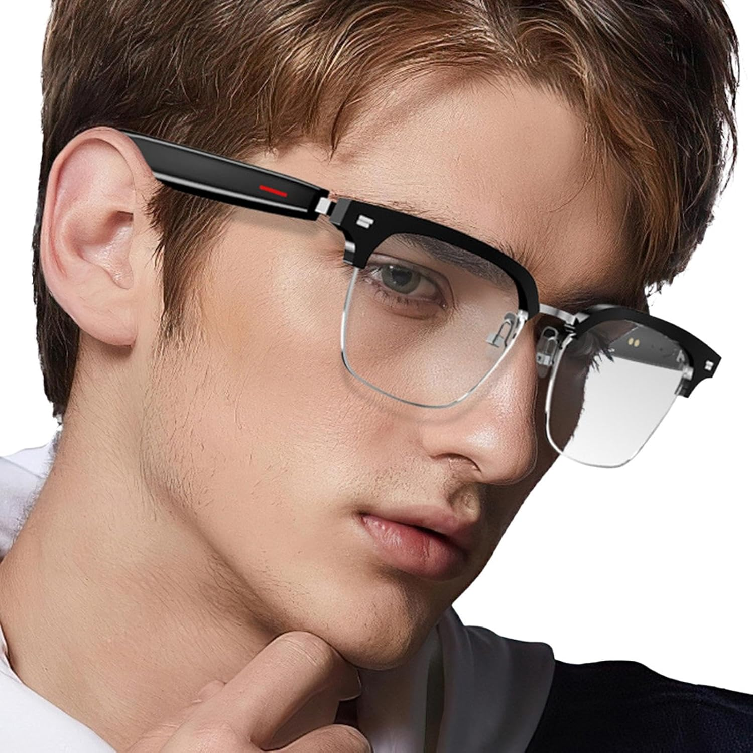 Smart Glasses Speakers | Indoor Entertainment Smart Glasses - Wireless Indoor Entertainment Glasses for Men Women Answer Calls - B image number 3