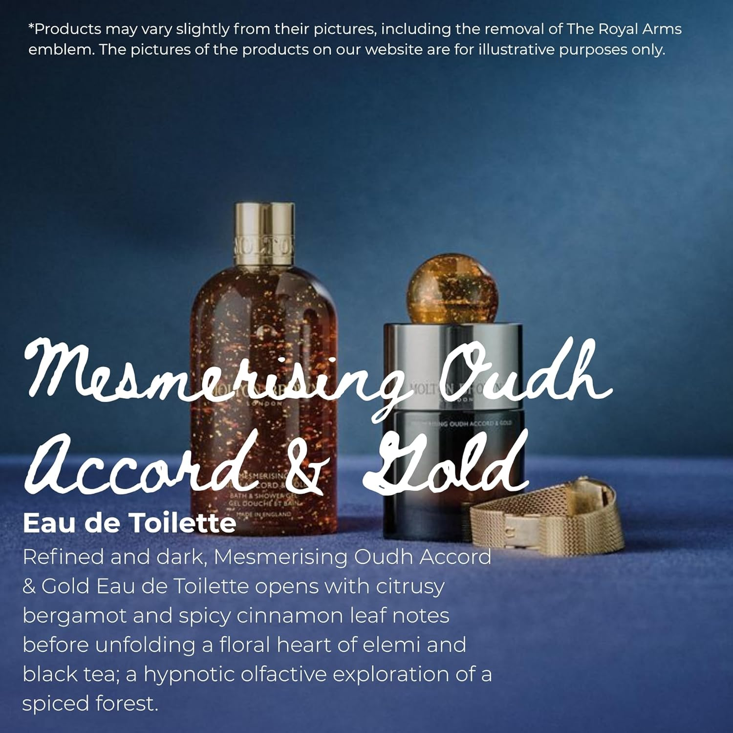 Mesmerising Oudh Accord and Gold by Molton Brown for Unisex - 3.3 Oz EDT Spray image number 3