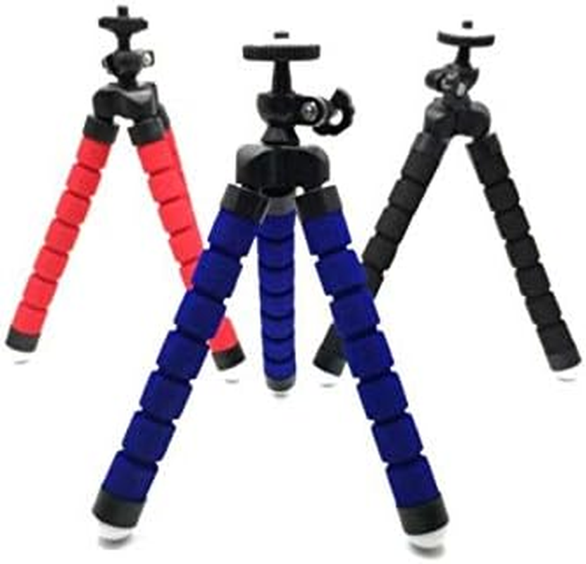 Octopus Tripod Mount for Gopro Hero 13/12/11/10/9/8/7/6/5/4/3/MAX (Black)